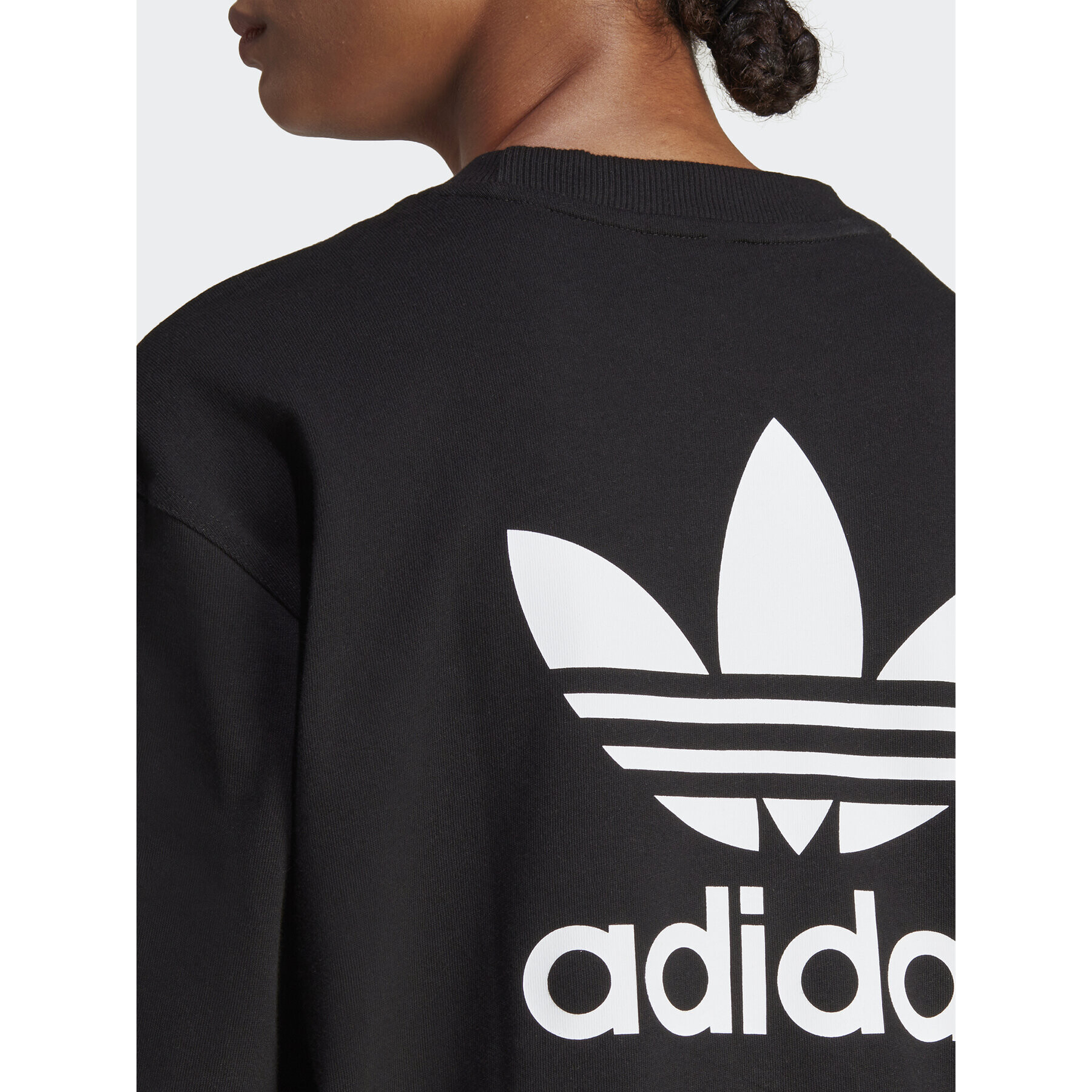 adidas Rochie de zi IB7318 Negru Relaxed Fit - Pled.ro