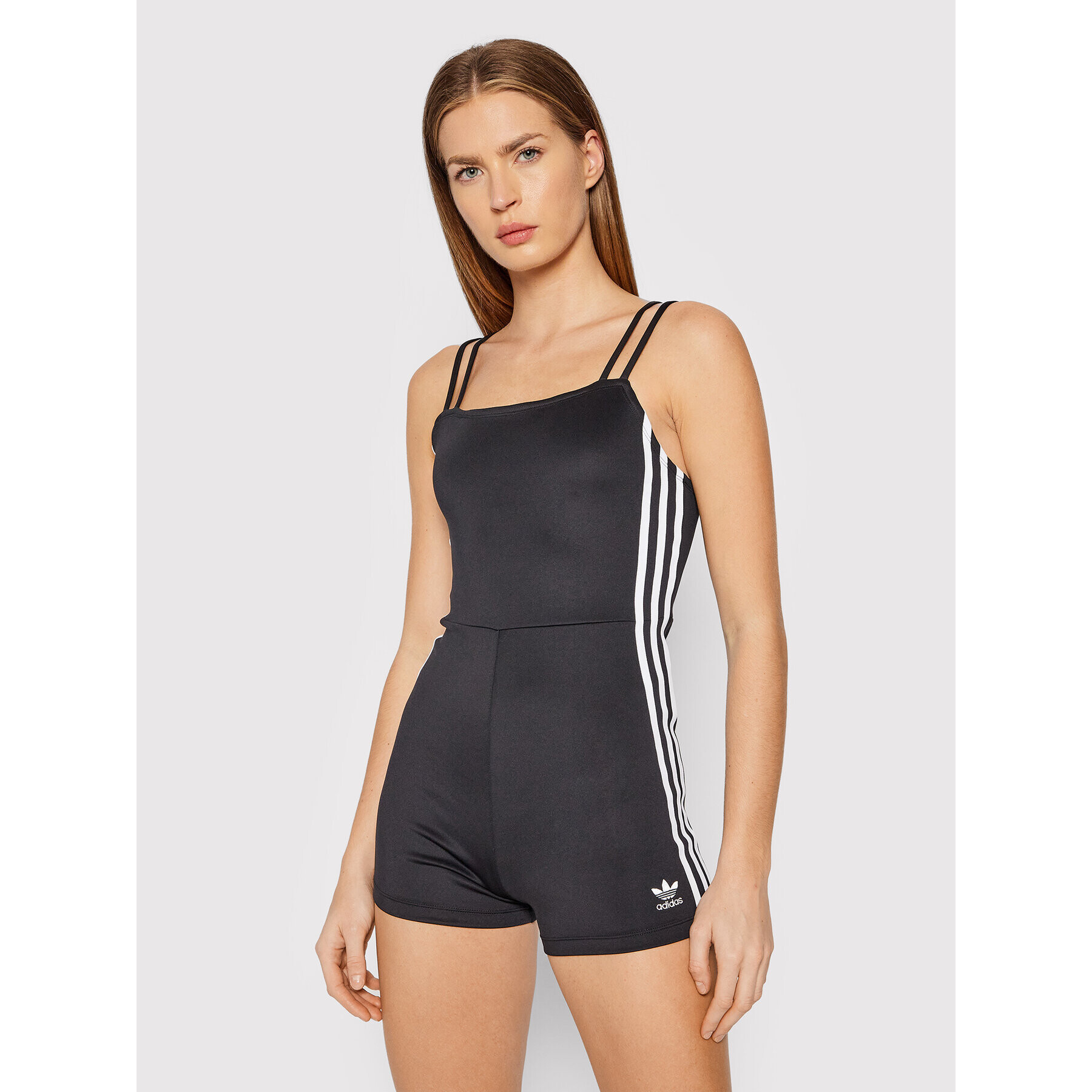 adidas Salopetă adicolor Classics H37784 Negru Slim Fit - Pled.ro