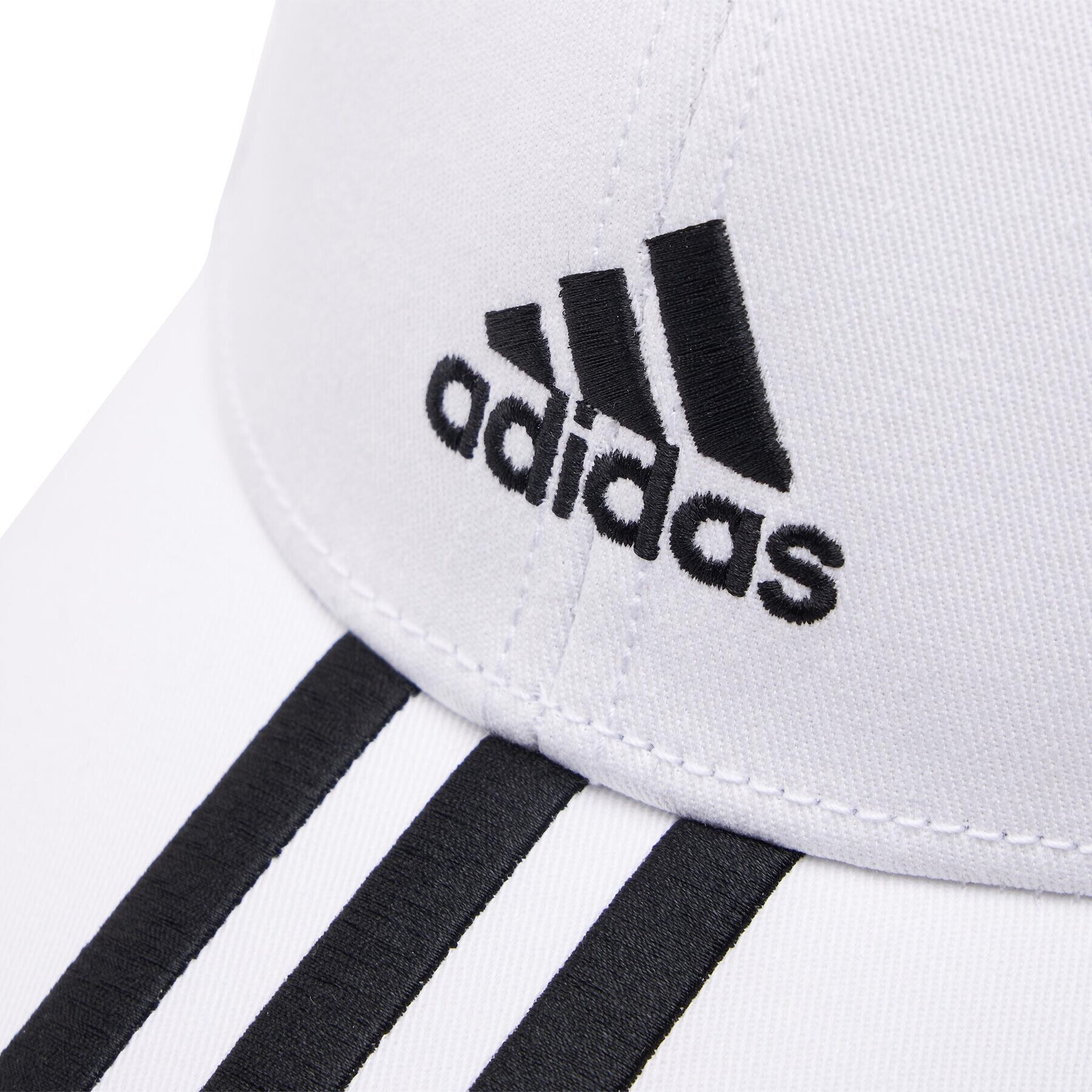 adidas Șapcă Baseball 3-Stripes Twill Cap FQ5411 Alb - Pled.ro