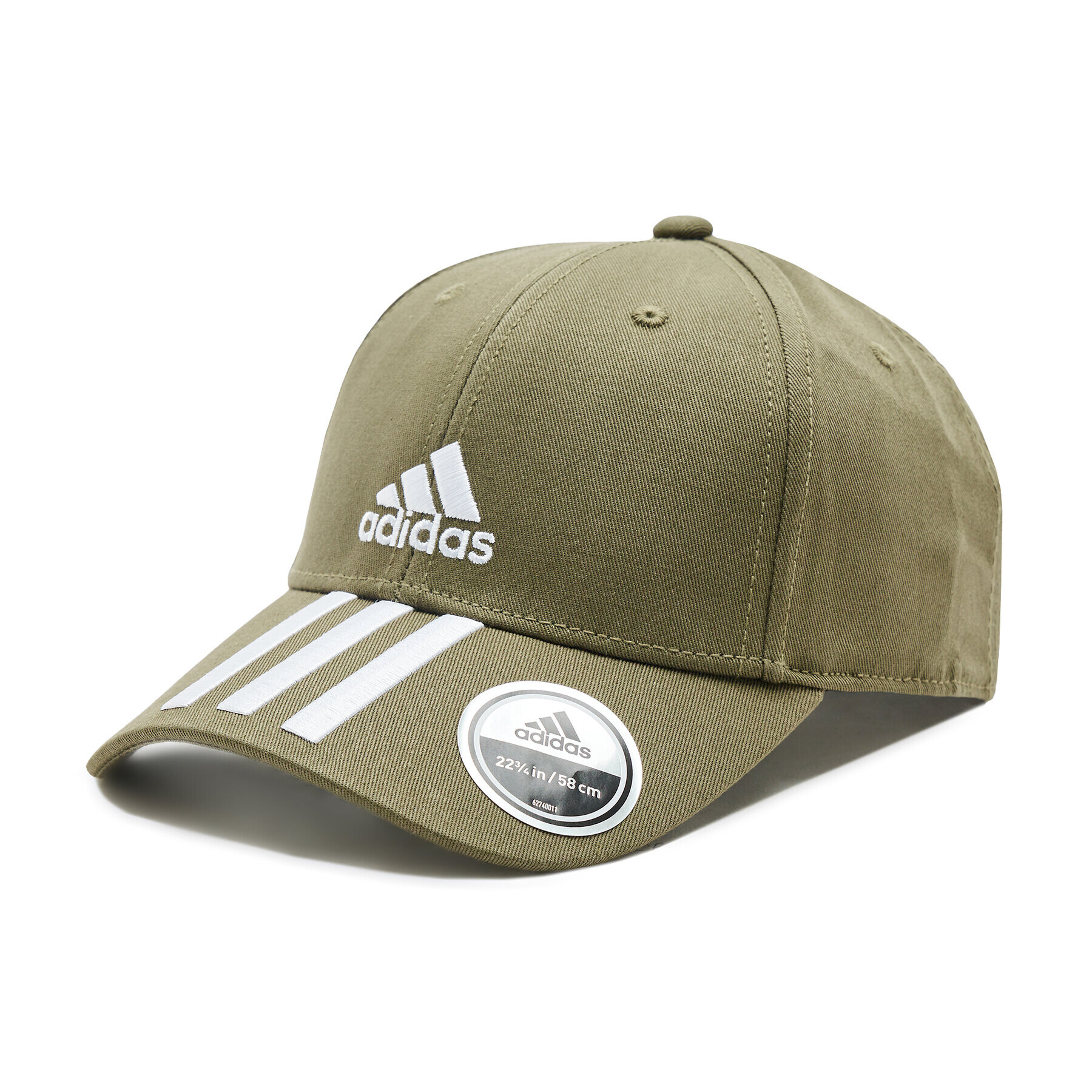 adidas Șapcă BASEBALL 3-STRIPES TWILL CAP IC4366 Verde - Pled.ro