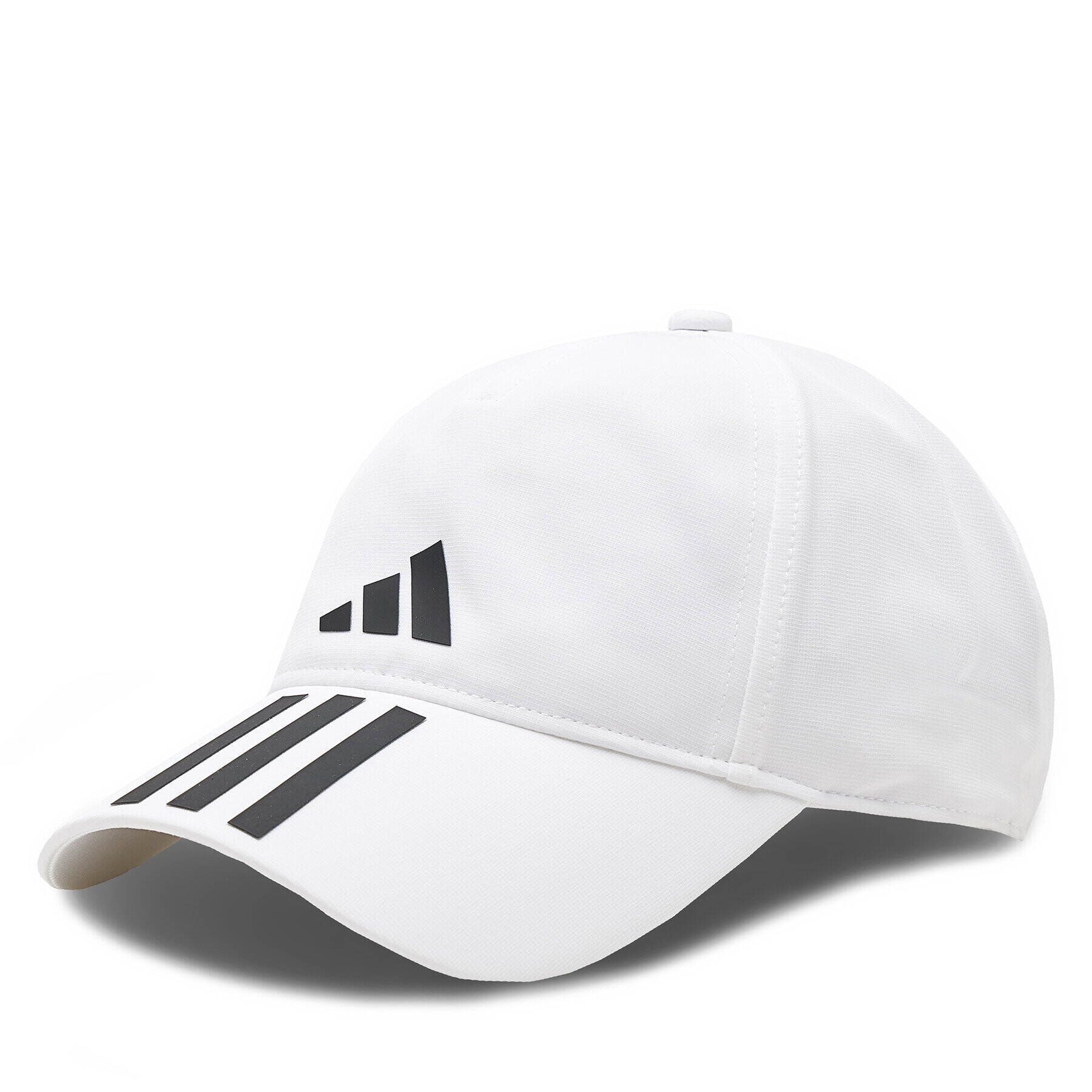 adidas Șapcă 3-Stripes AEROREADY Running Training Baseball Cap HT2043 Alb - Pled.ro