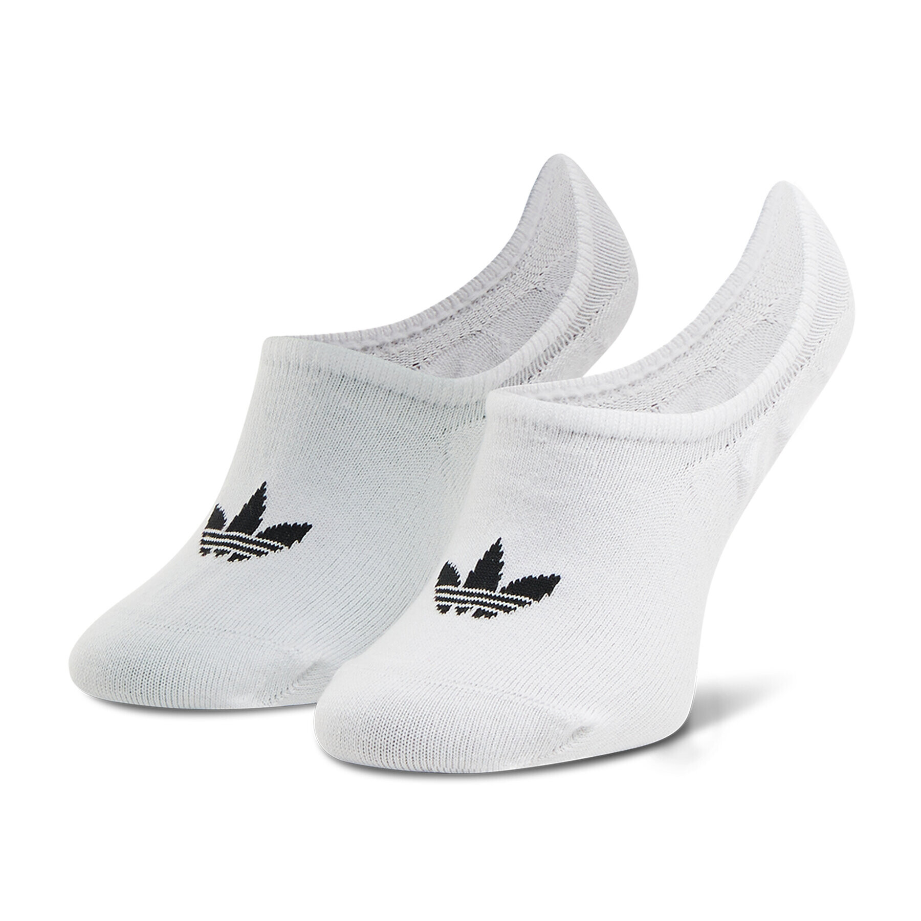 adidas Set 3 perechi de șosete scurte unisex No-Show Socks 3P FM0676 Alb - Pled.ro