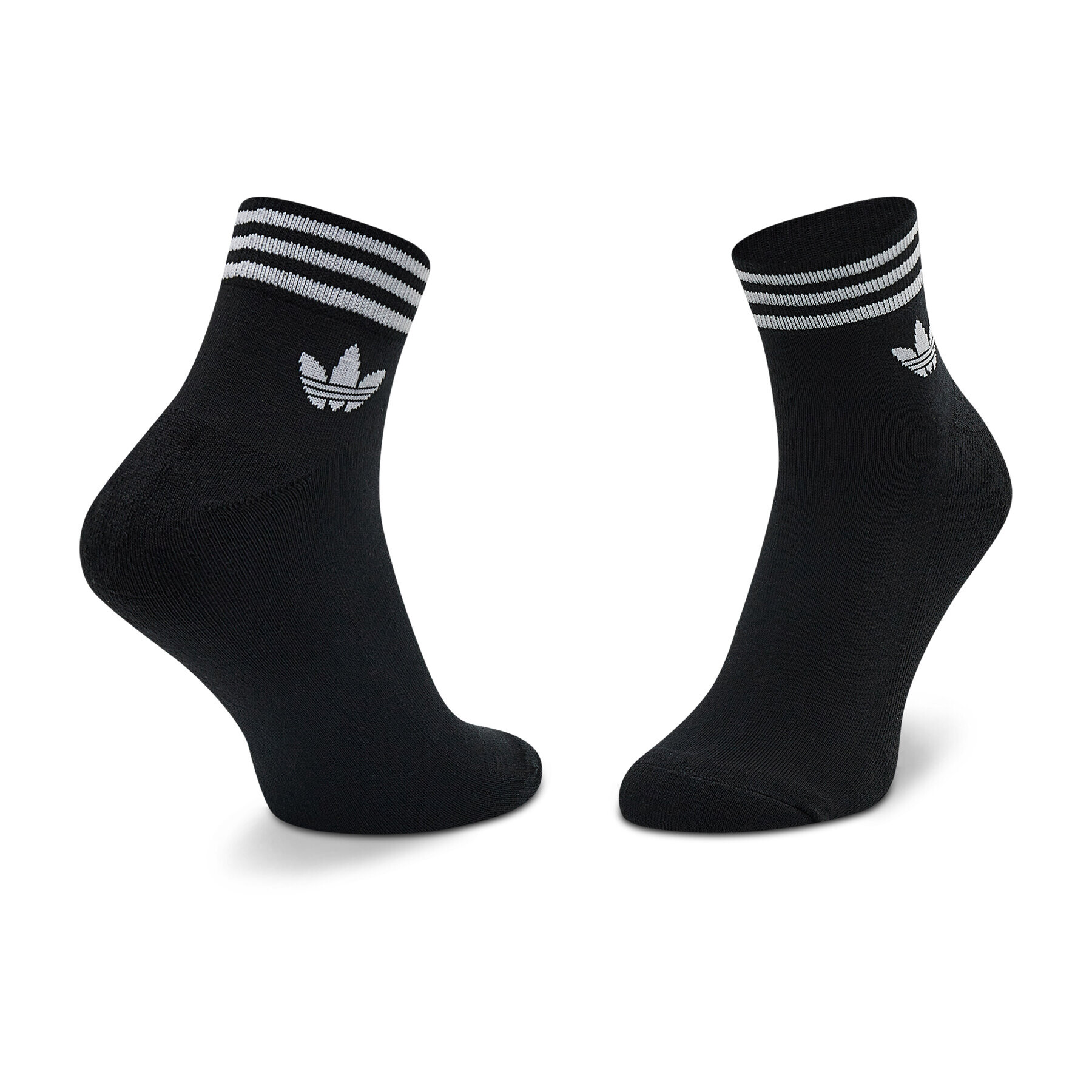 adidas Set de 3 perechi de șosete joase unisex Trefoil Ankle HC9550 Gri - Pled.ro