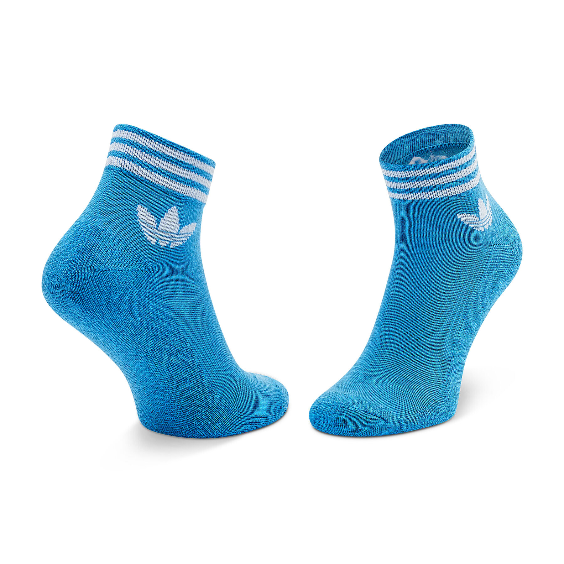 adidas Set de 3 perechi de șosete medii unisex Tref Ank Sck HL9268 Colorat - Pled.ro