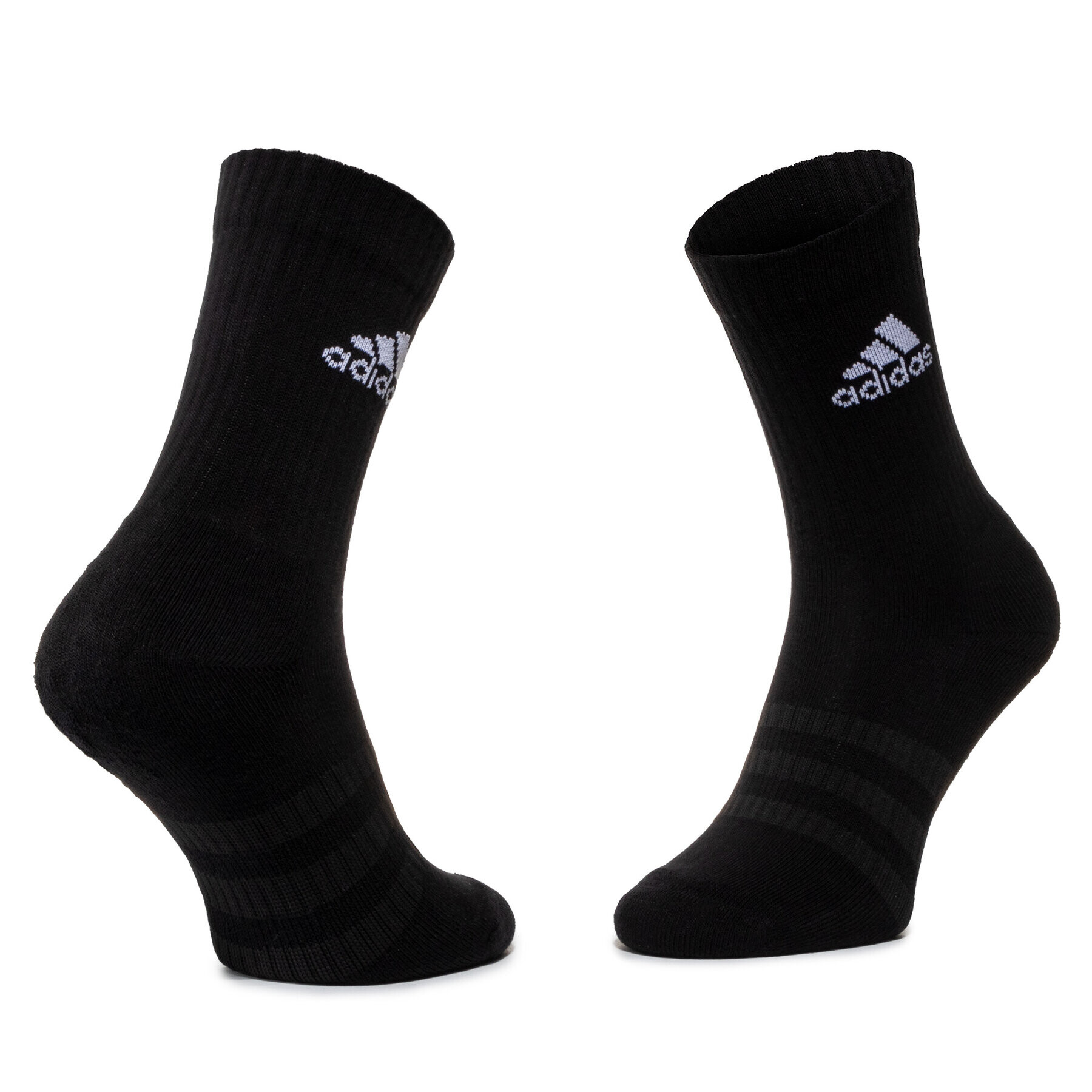 adidas Set de 6 perechi de șosete medii unisex Cush Crw 6Pp DZ9354 Negru - Pled.ro