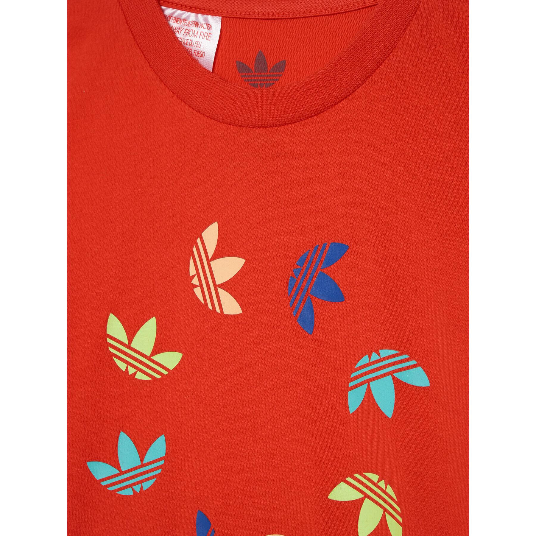 adidas Set tricou și pantaloni scurți sport adicolor HE6853 Roșu Regular Fit - Pled.ro