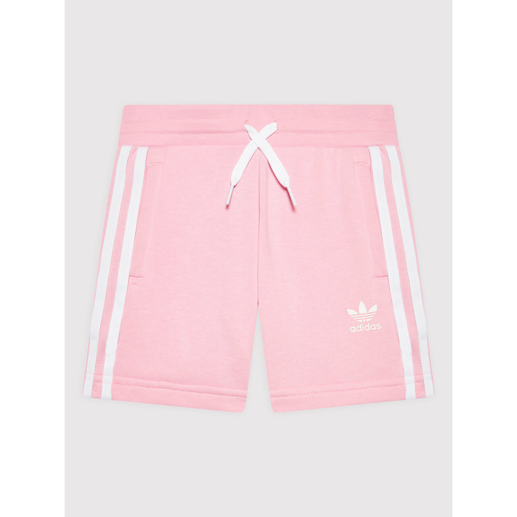 adidas Set tricou și pantaloni scurți sport Trefoil HC9507 Alb Regular Fit - Pled.ro