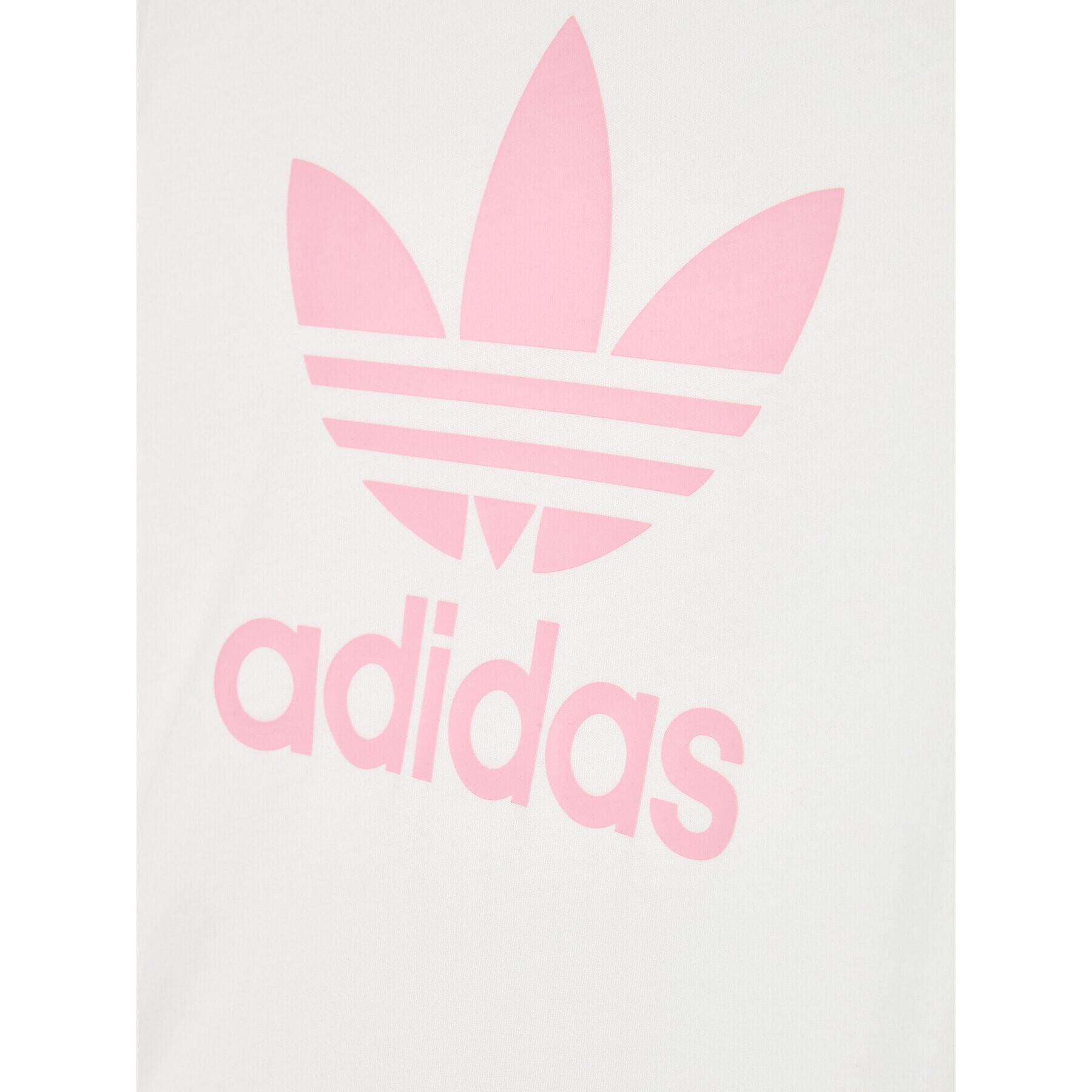 adidas Set tricou și pantaloni scurți sport Trefoil HC9507 Alb Regular Fit - Pled.ro