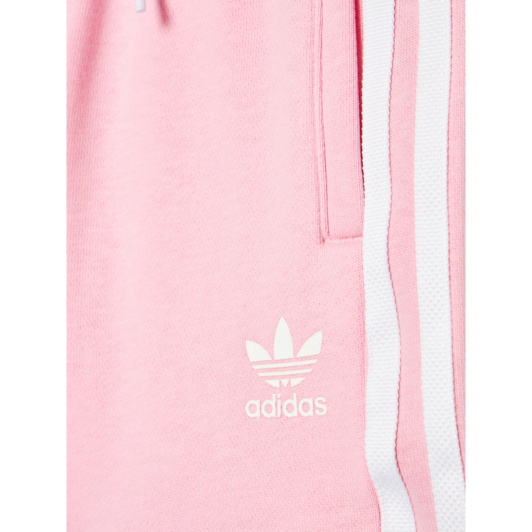 adidas Set tricou și pantaloni scurți sport Trefoil HC9507 Alb Regular Fit - Pled.ro