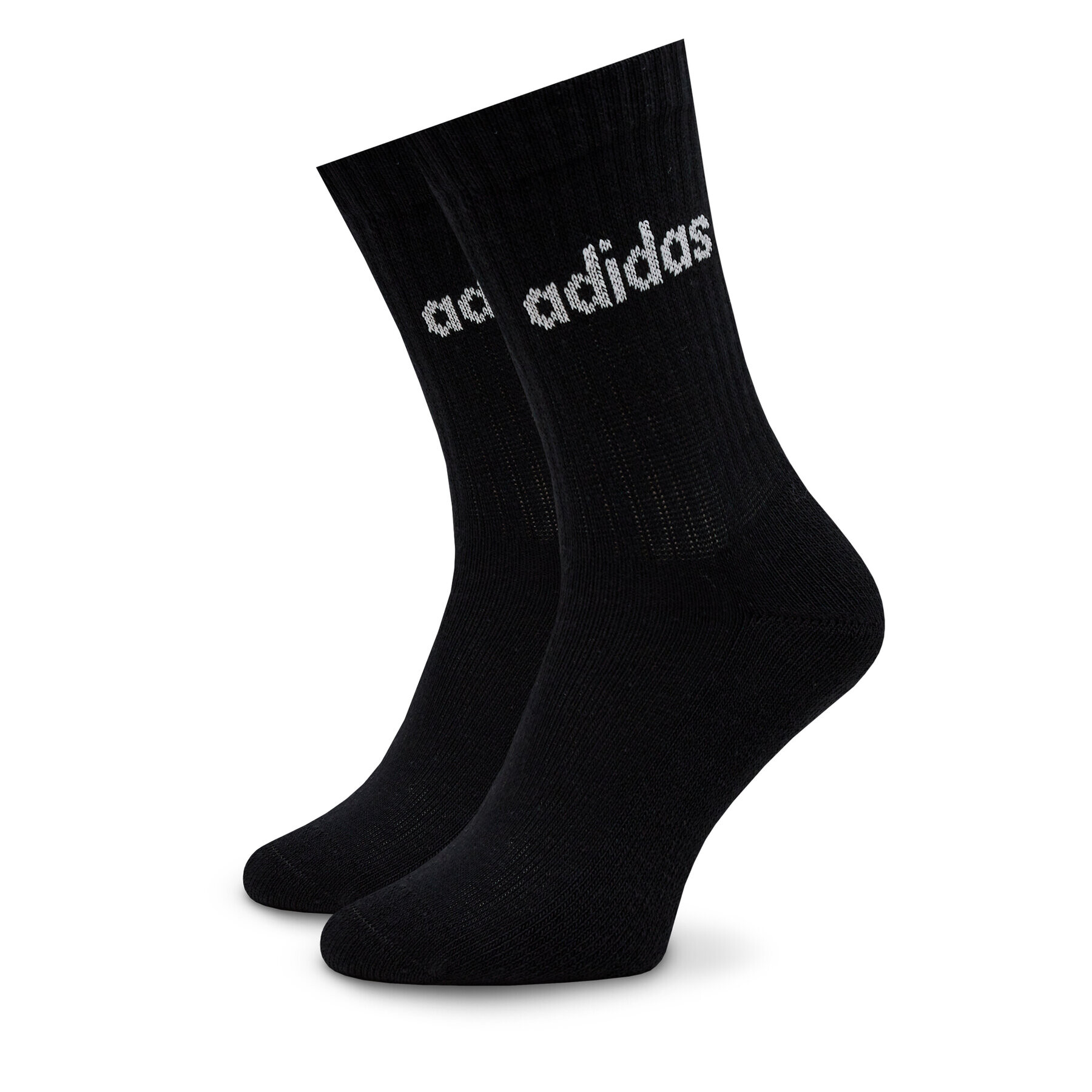 adidas Șosete Înalte Unisex Linear Crew Cushioned Socks 3 Pairs IC1302 Gri - Pled.ro