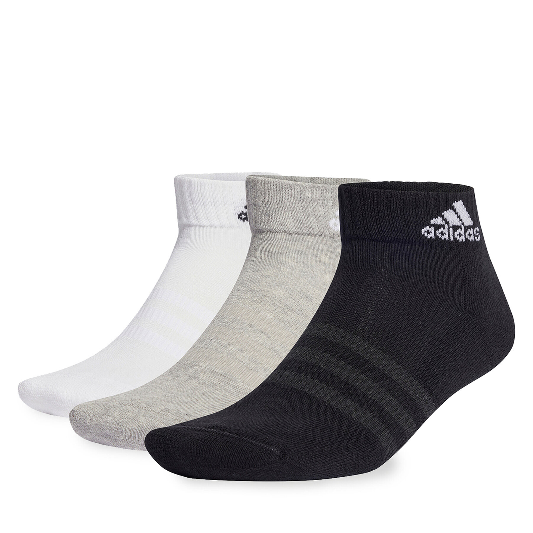 adidas Șosete Medii Unisex Cushioned Sportswear Ankle Socks 6 Pairs IC1292 Gri - Pled.ro