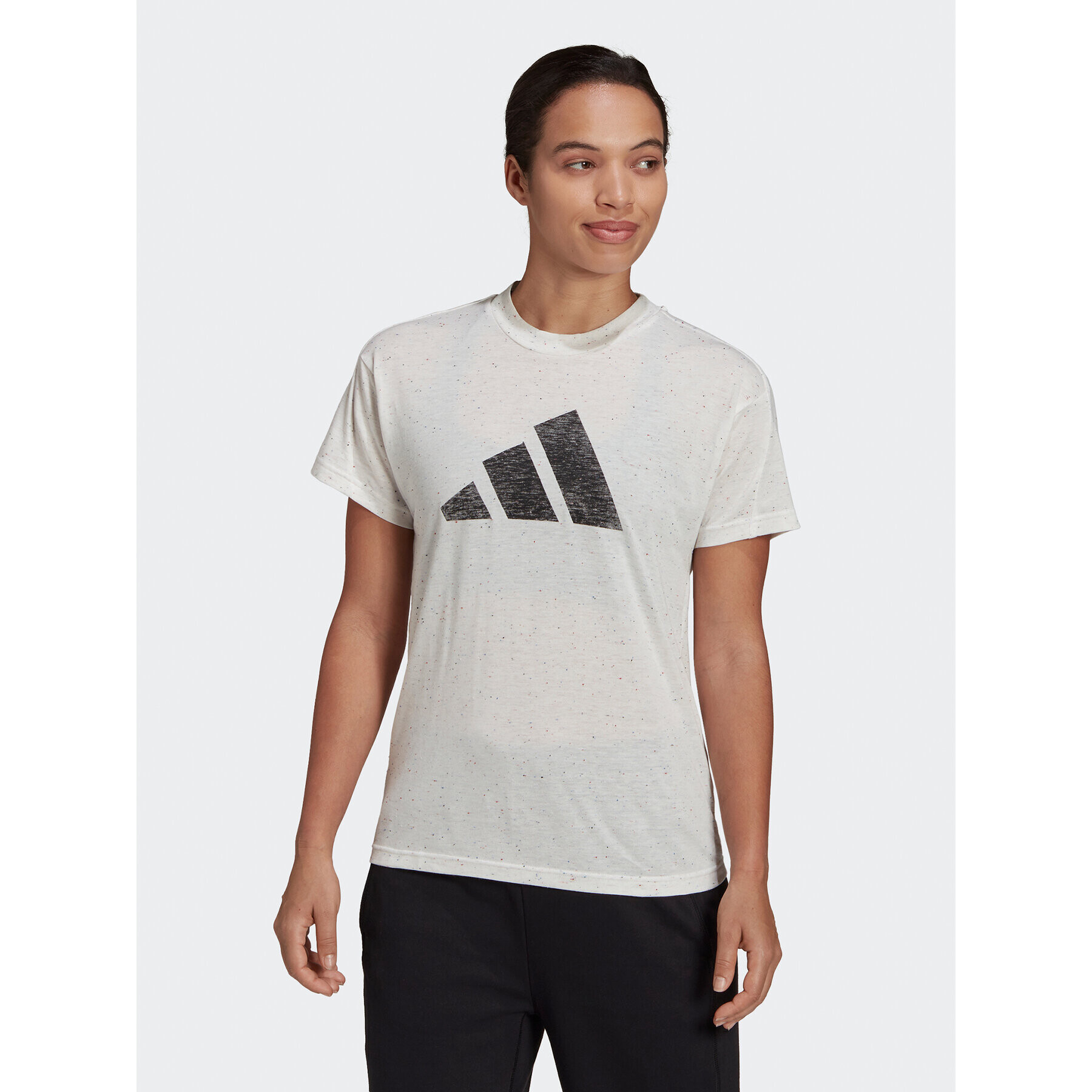 adidas Tricou Sportswear Future Icons Winners 3.0 T-Shirt HE1701 Alb Regular Fit - Pled.ro