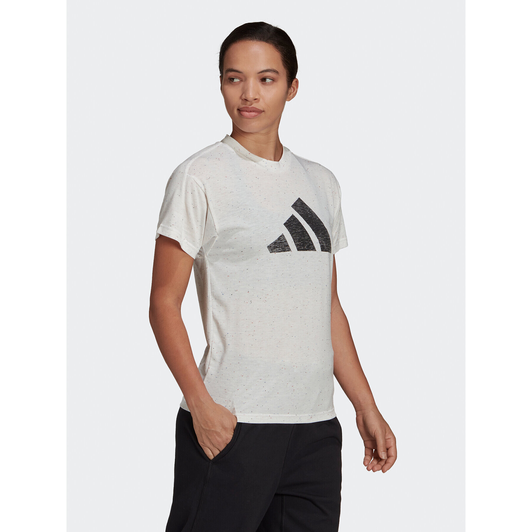 adidas Tricou Sportswear Future Icons Winners 3.0 T-Shirt HE1701 Alb Regular Fit - Pled.ro