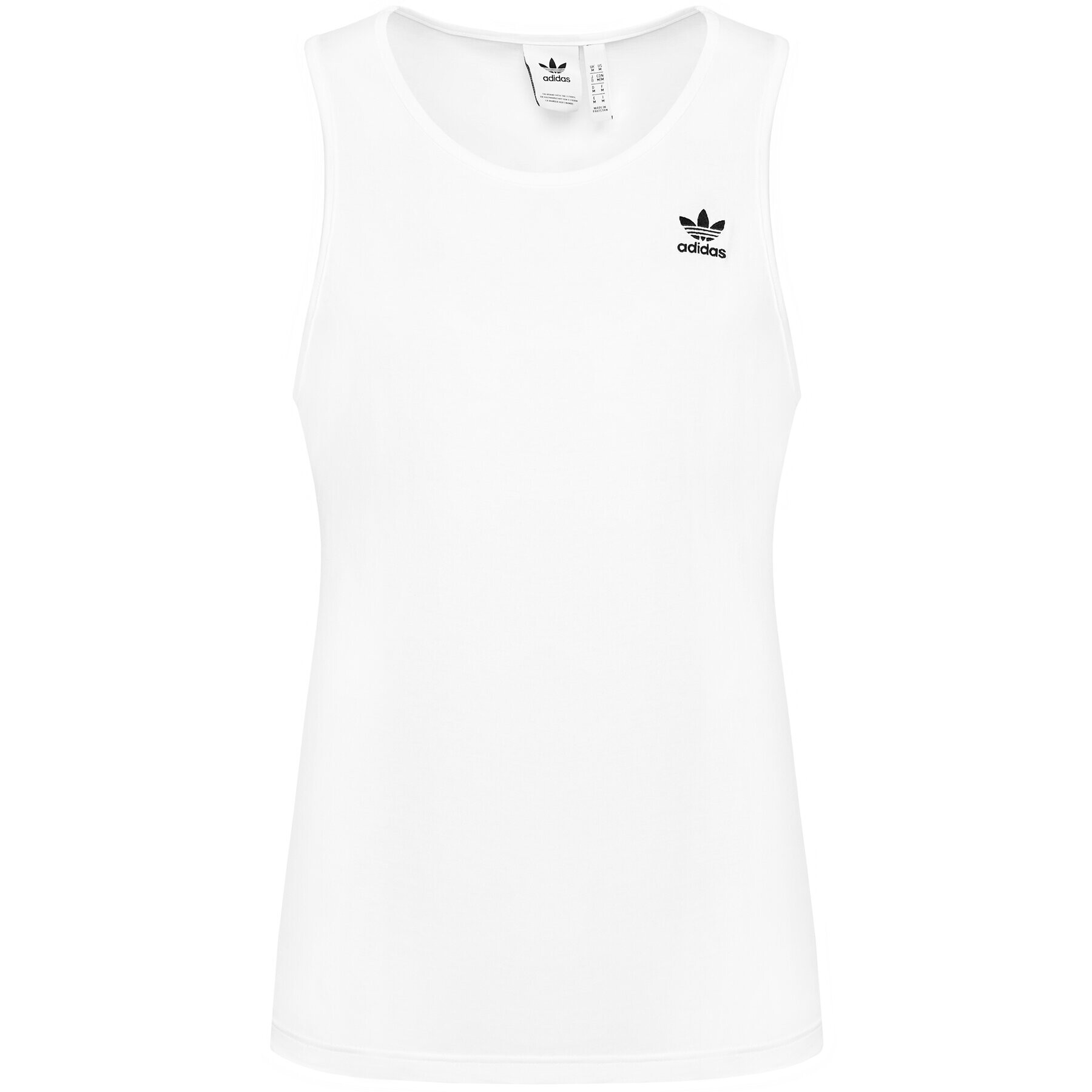 adidas Tank top adicolor Essentials Trefoil H35497 Alb Regular Fit - Pled.ro