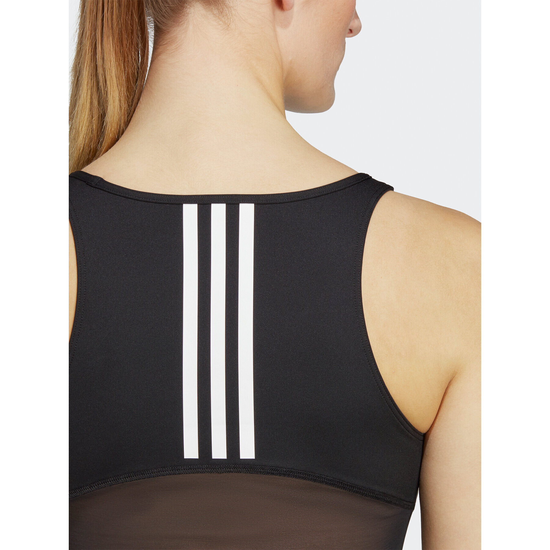 adidas Top AEROREADY Hyperglam Crop Tank Top IB2310 Negru - Pled.ro