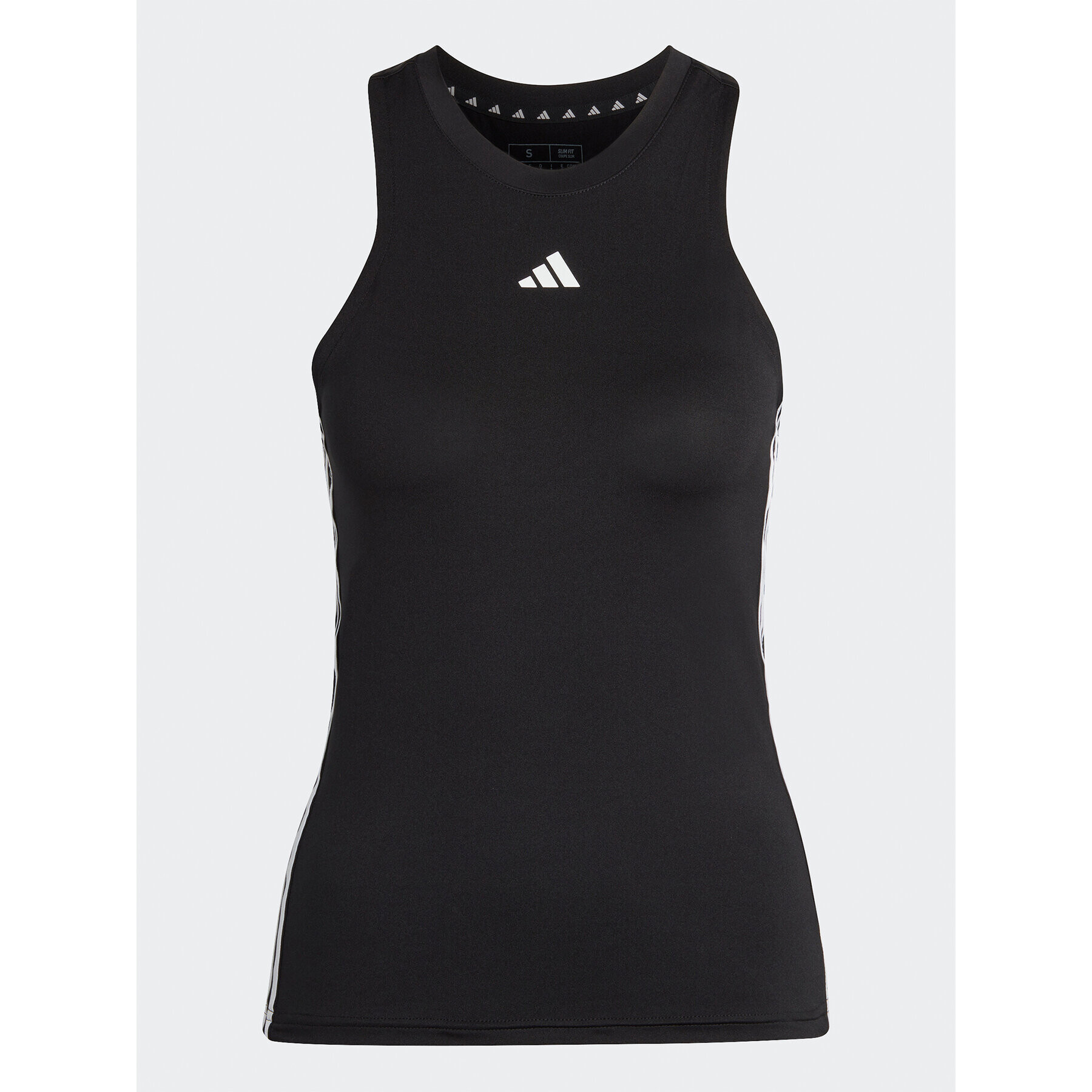 adidas Top AEROREADY Train Essentials Regular 3-Stripes Tank Top HR7815 Negru Slim Fit - Pled.ro