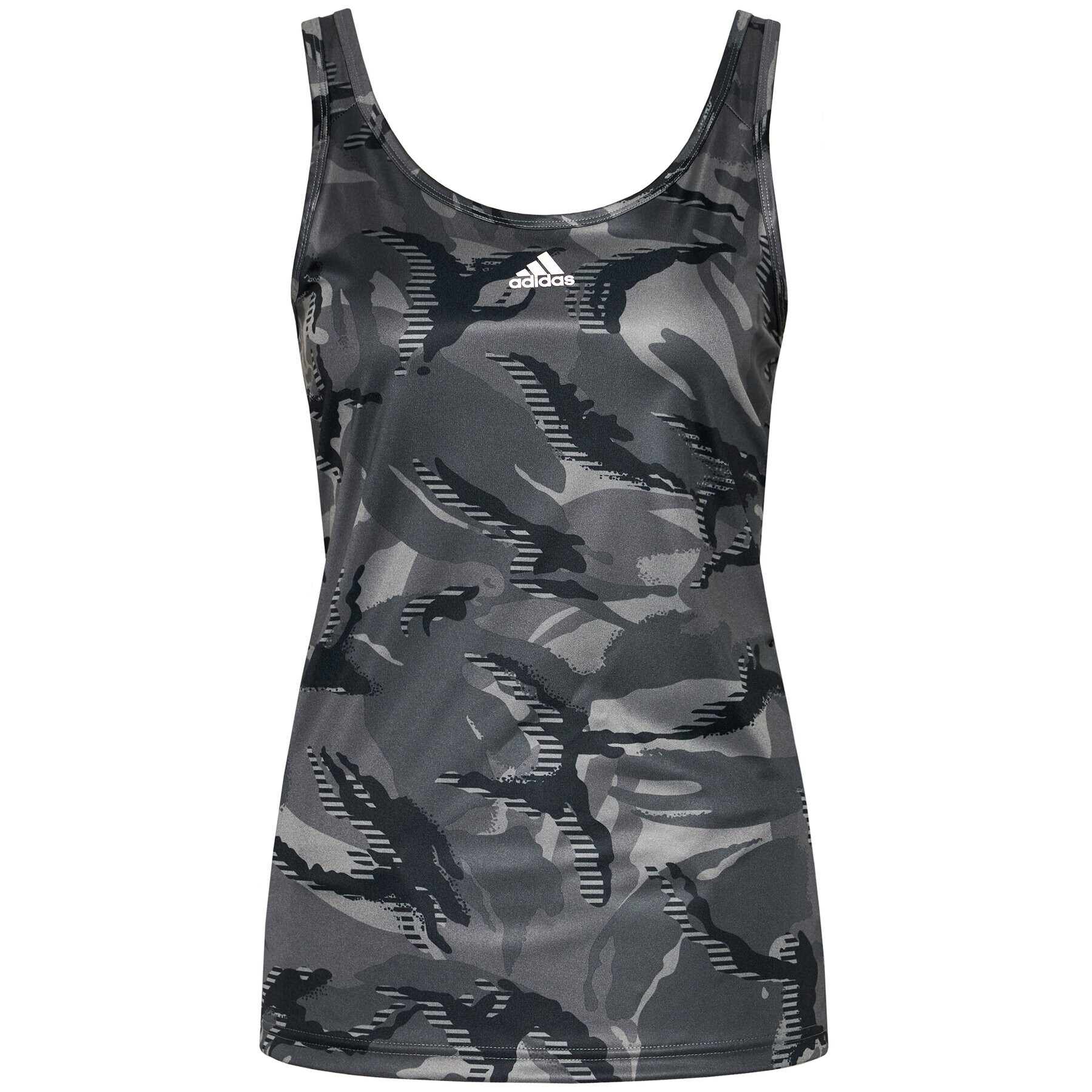 adidas Tricou tehnic Designed 2 Move Camouflage GL3779 Gri Regular Fit - Pled.ro