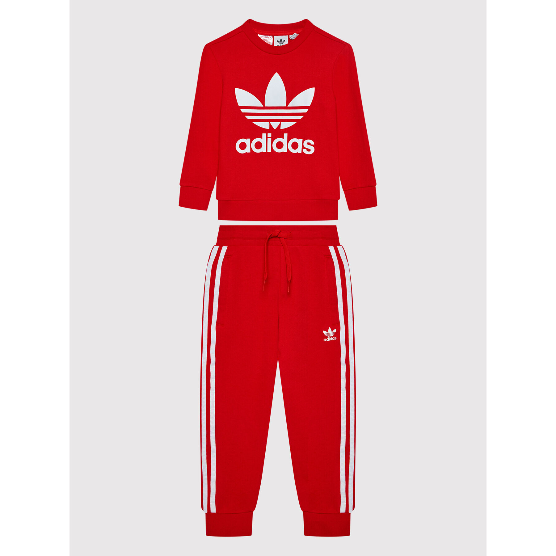 adidas Trening adicolor Crew HC1994 Roșu Regular Fit - Pled.ro