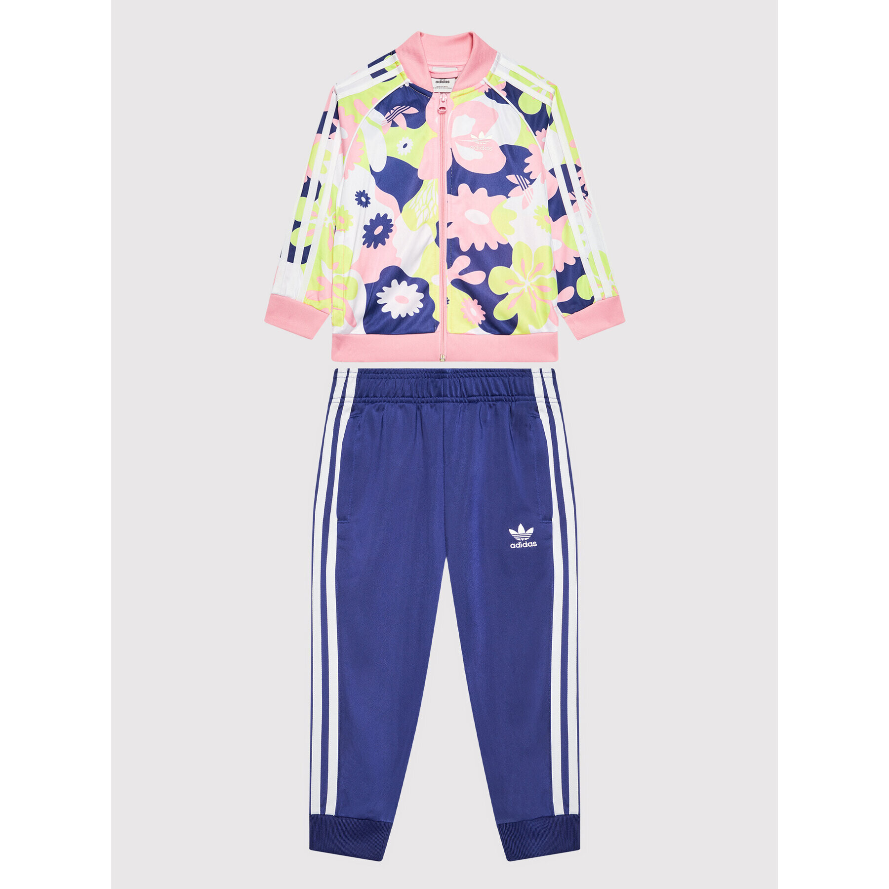 adidas Trening Flower Print HC4606 Colorat Regular Fit - Pled.ro