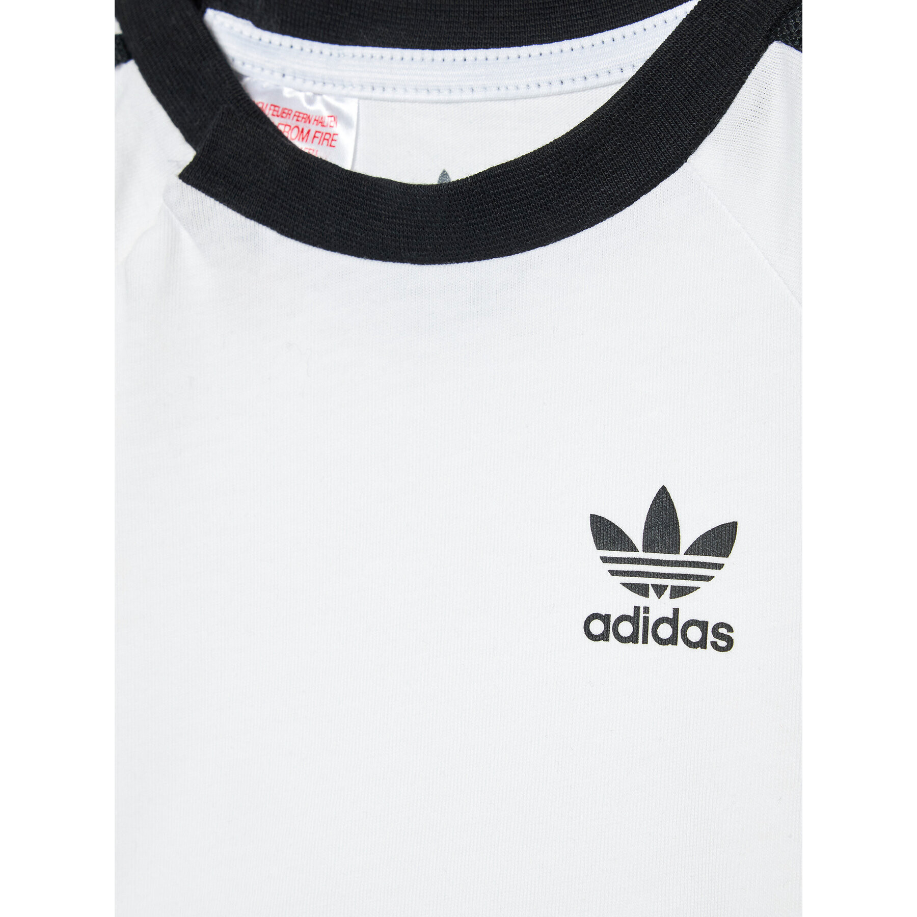 adidas Tricou 3-Stripes DV2824 Alb Regular Fit - Pled.ro