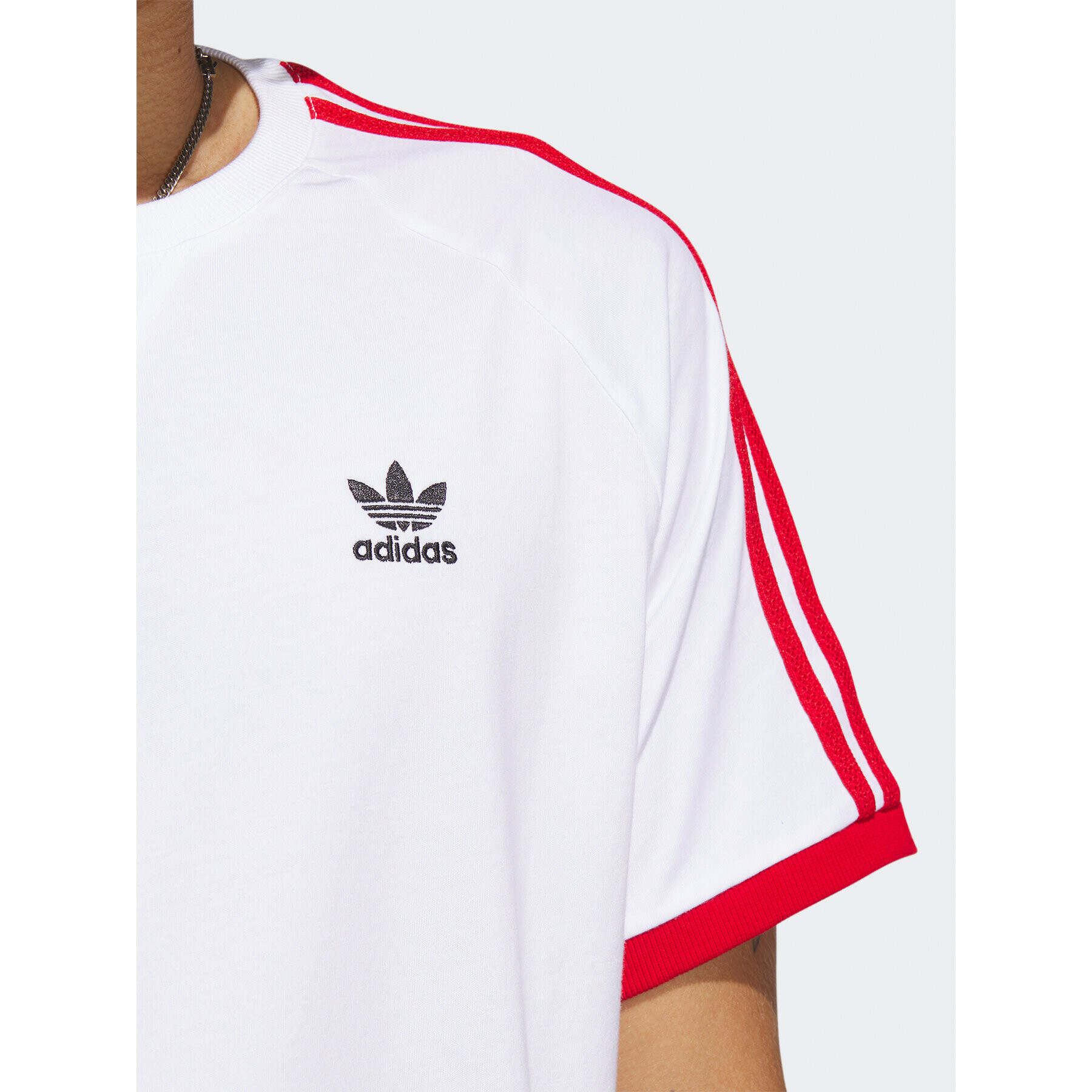 adidas Tricou 3-Stripes IC5538 Alb Regular Fit - Pled.ro