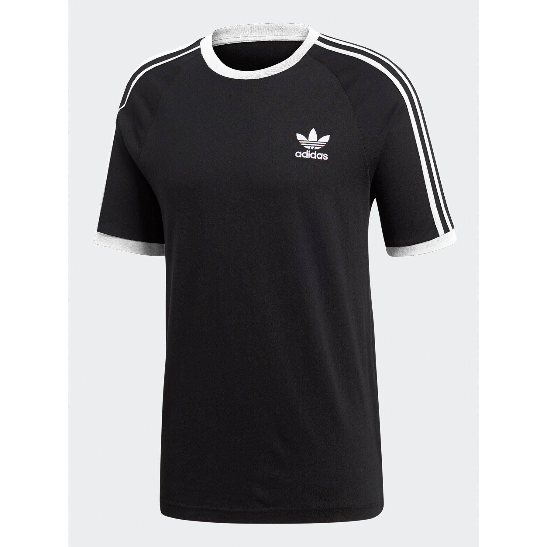 adidas Tricou 3-Stripes T-Shirt CW1202 Negru Regular Fit - Pled.ro