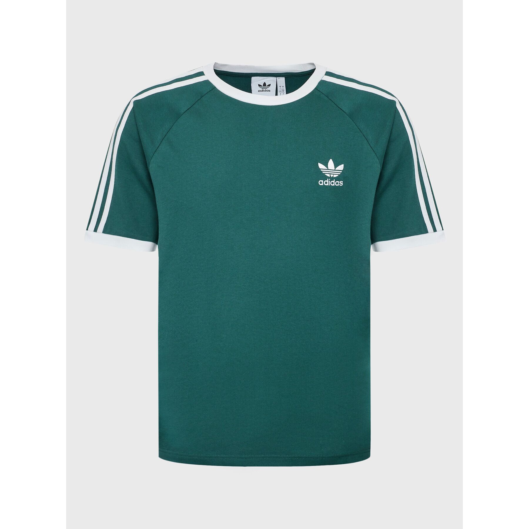 adidas Tricou adicolor Classic 3 Stripes HK7277 Verde Slim Fit - Pled.ro