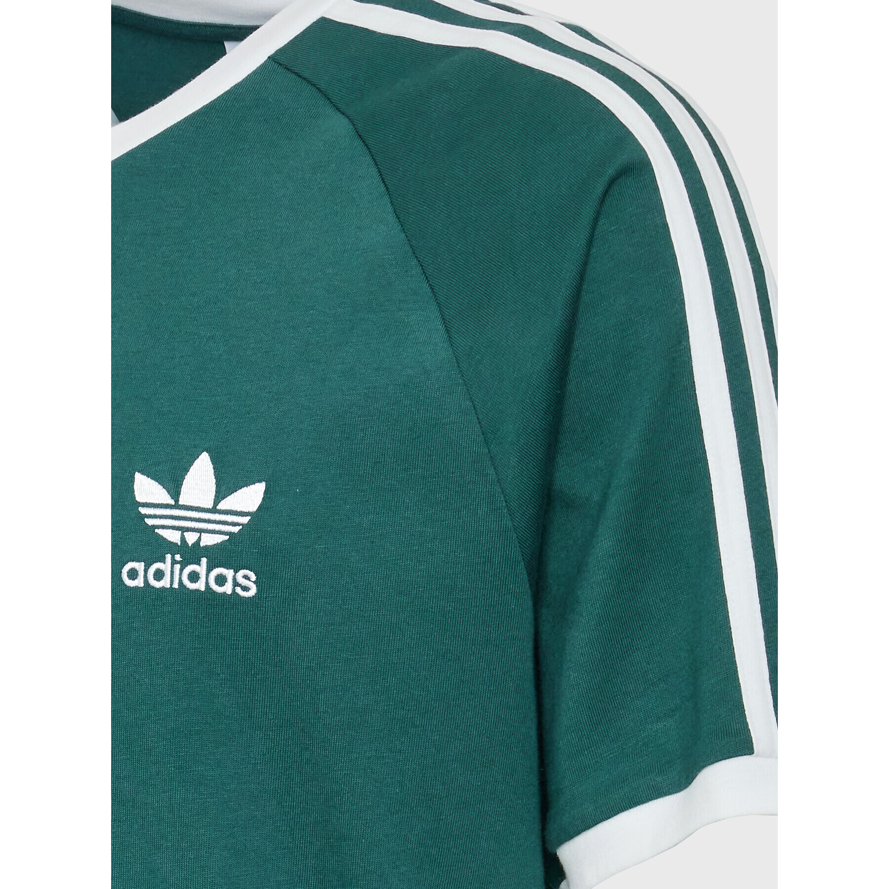 adidas Tricou adicolor Classic 3 Stripes HK7277 Verde Slim Fit - Pled.ro