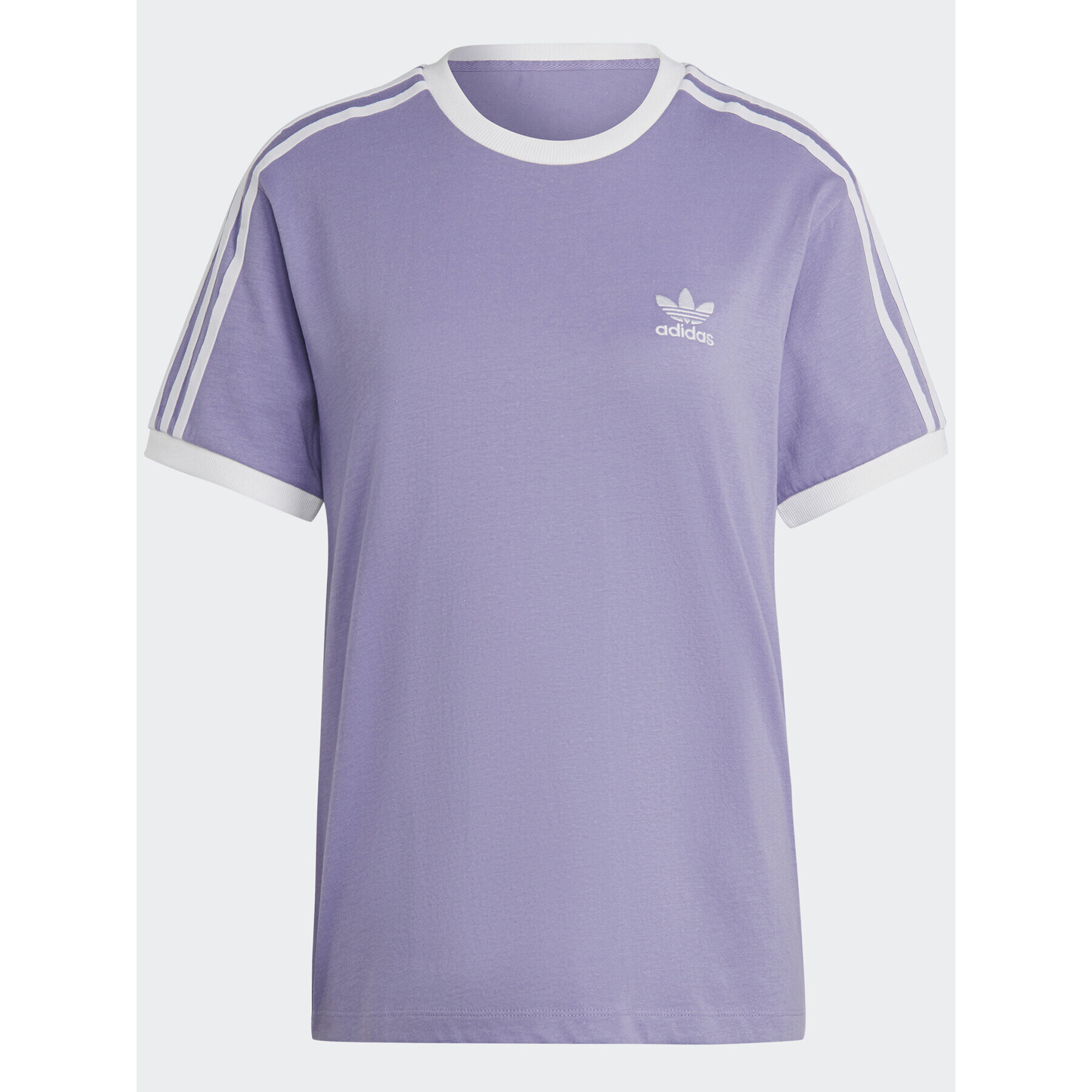 adidas Tricou Adicolor Classics 3-Stripes T-Shirt IB7411 Violet Regular Fit - Pled.ro