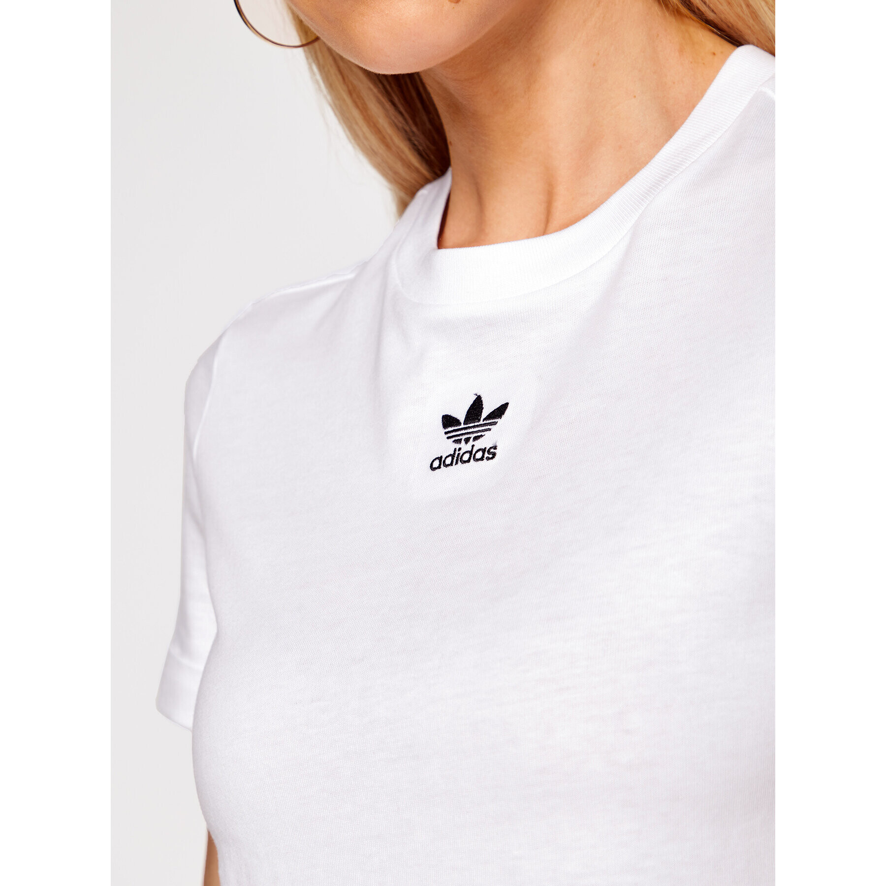 adidas Tricou adicolor Classics GN2803 Alb Regular Fit - Pled.ro