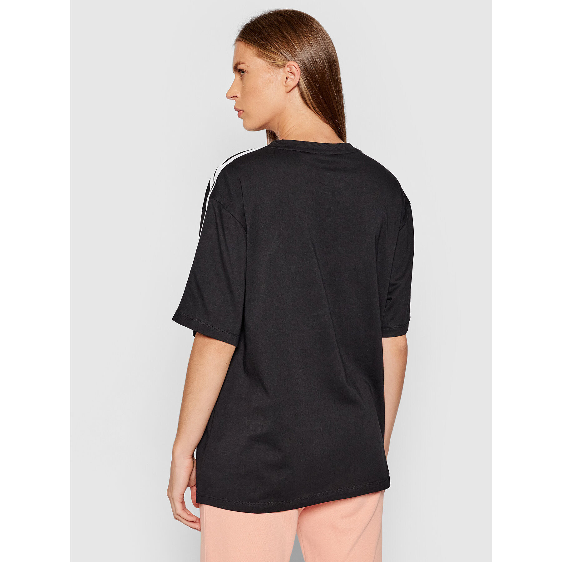 adidas Tricou adicolor Classics H37795 Negru Oversize - Pled.ro