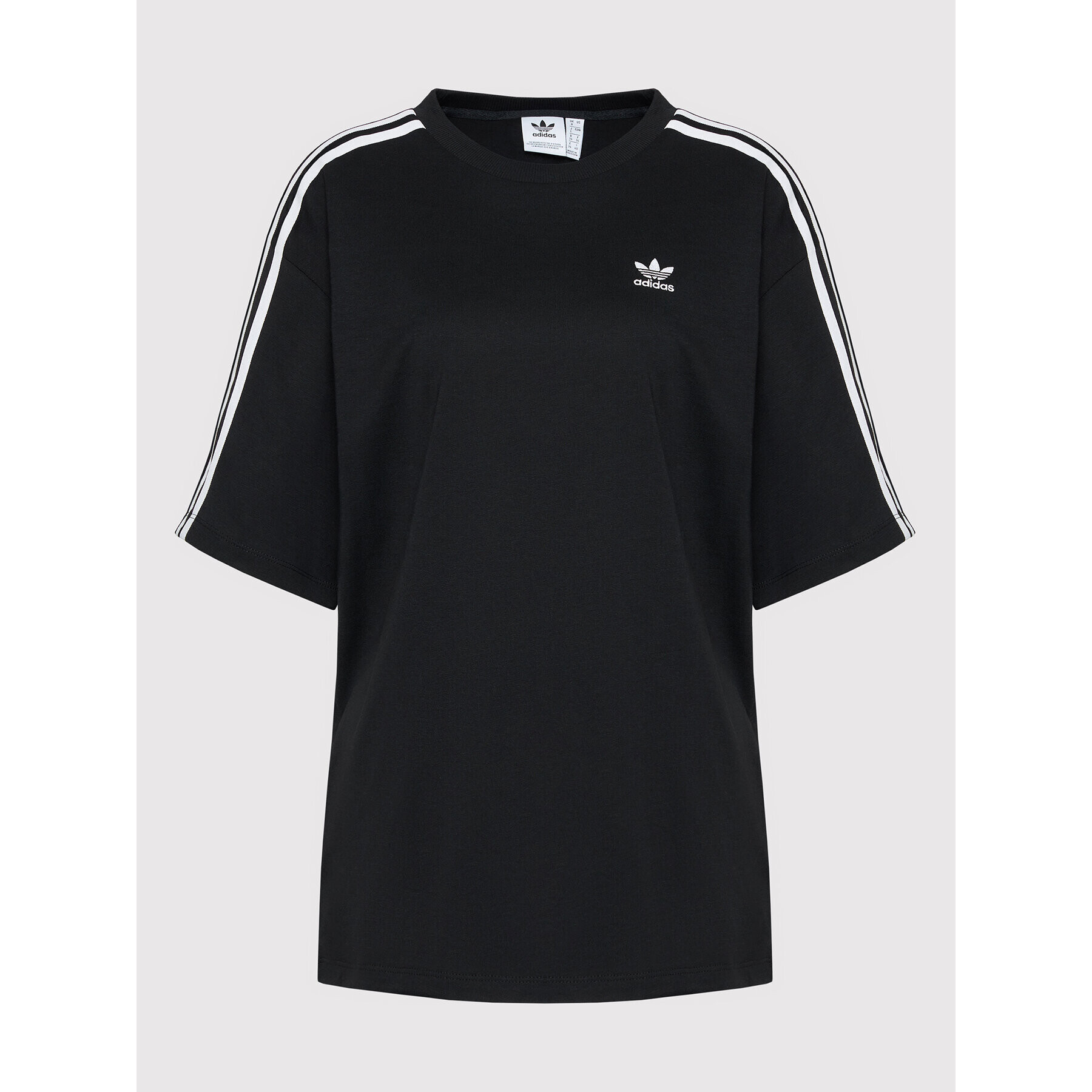 adidas Tricou adicolor Classics H37795 Negru Oversize - Pled.ro