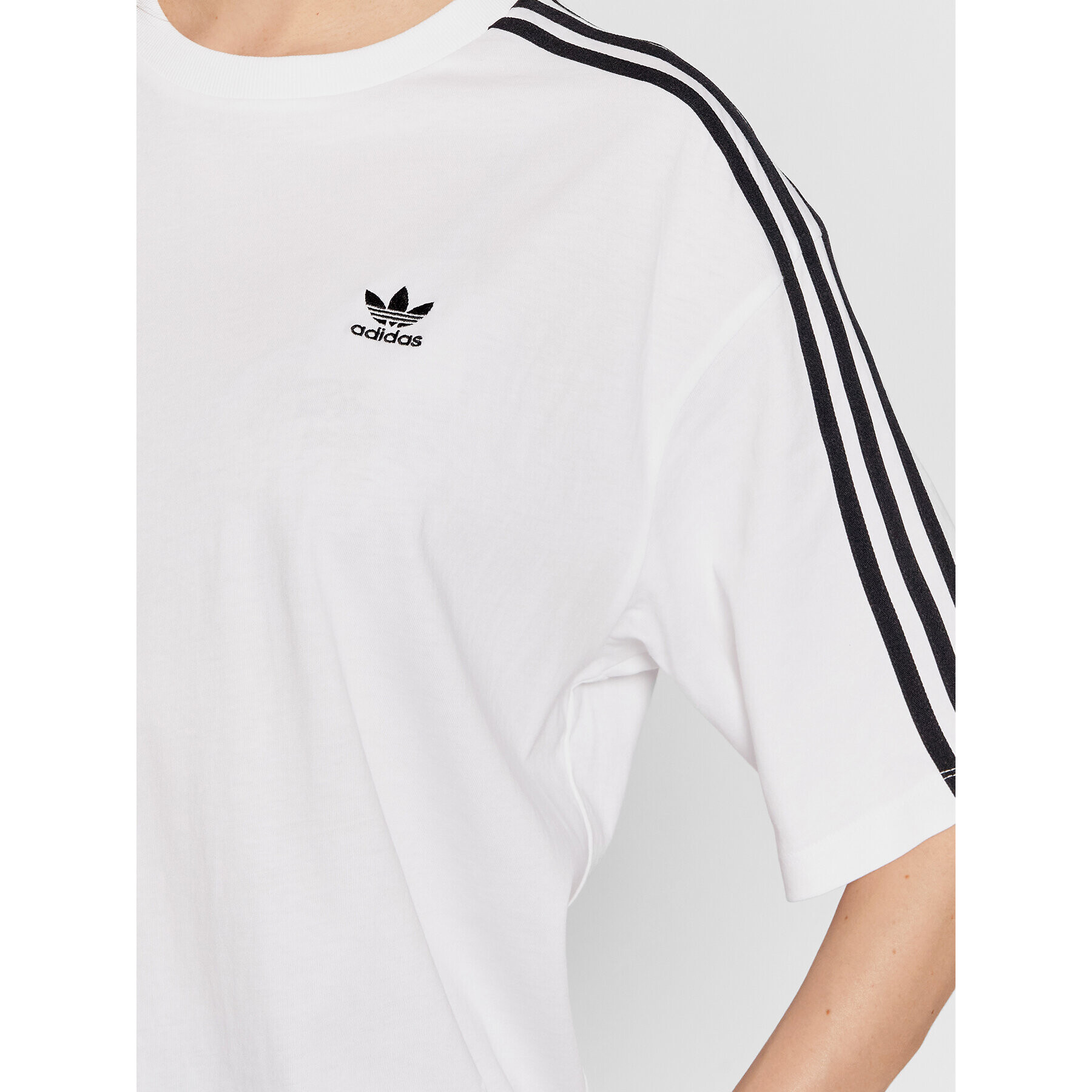 adidas Tricou adicolor Classics H37796 Alb Oversize - Pled.ro