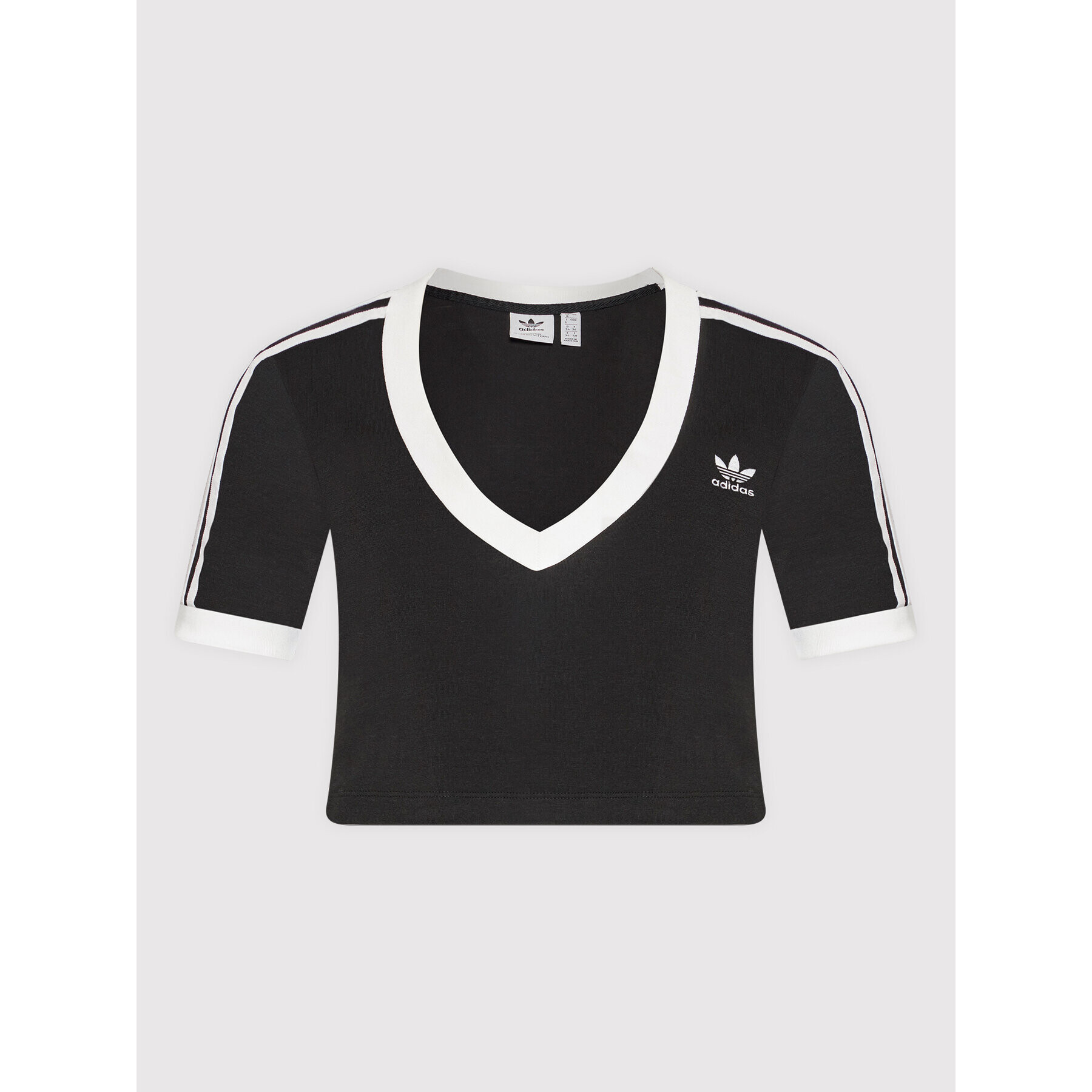 adidas Tricou adicolor Classics HC2040 Negru Slim Fit - Pled.ro