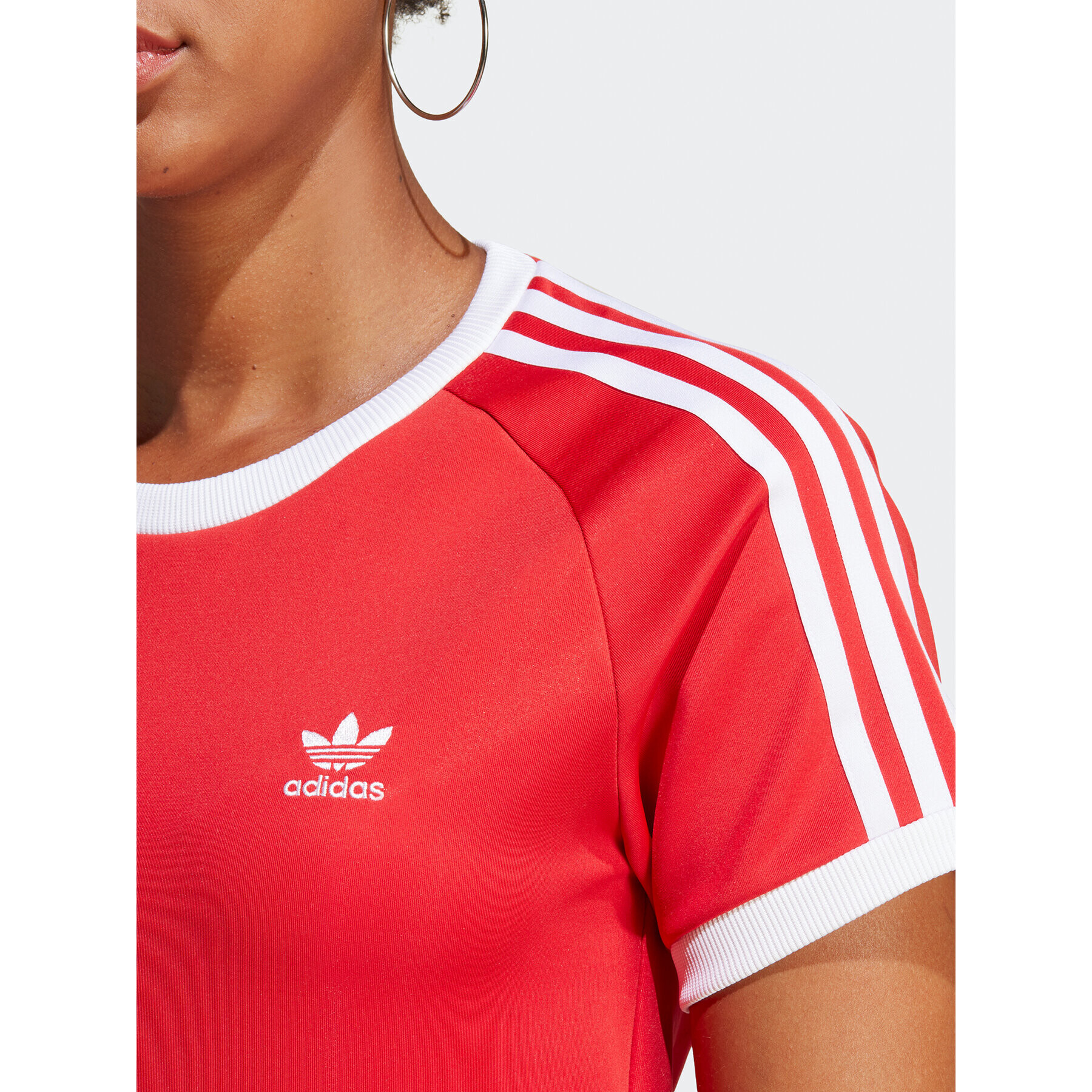 adidas Tricou adicolor Classics IB7439 Roșu Slim Fit - Pled.ro