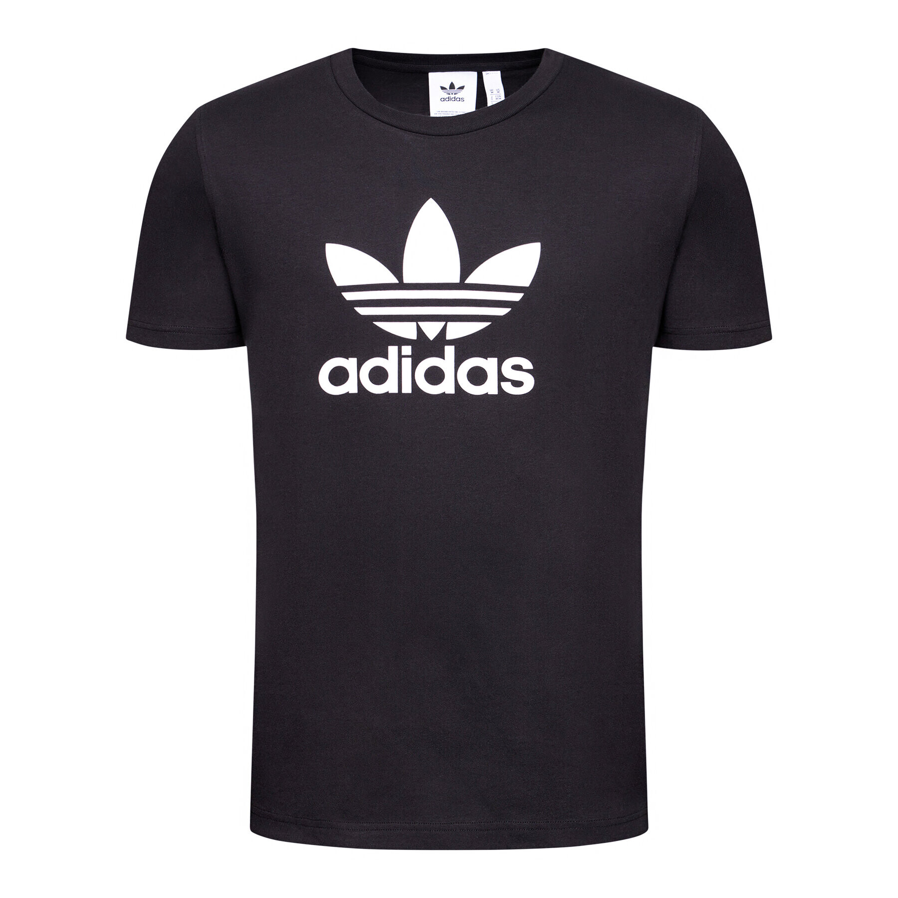 adidas Tricou adicolor Classics Trefoil GN3462 Negru Regular Fit - Pled.ro