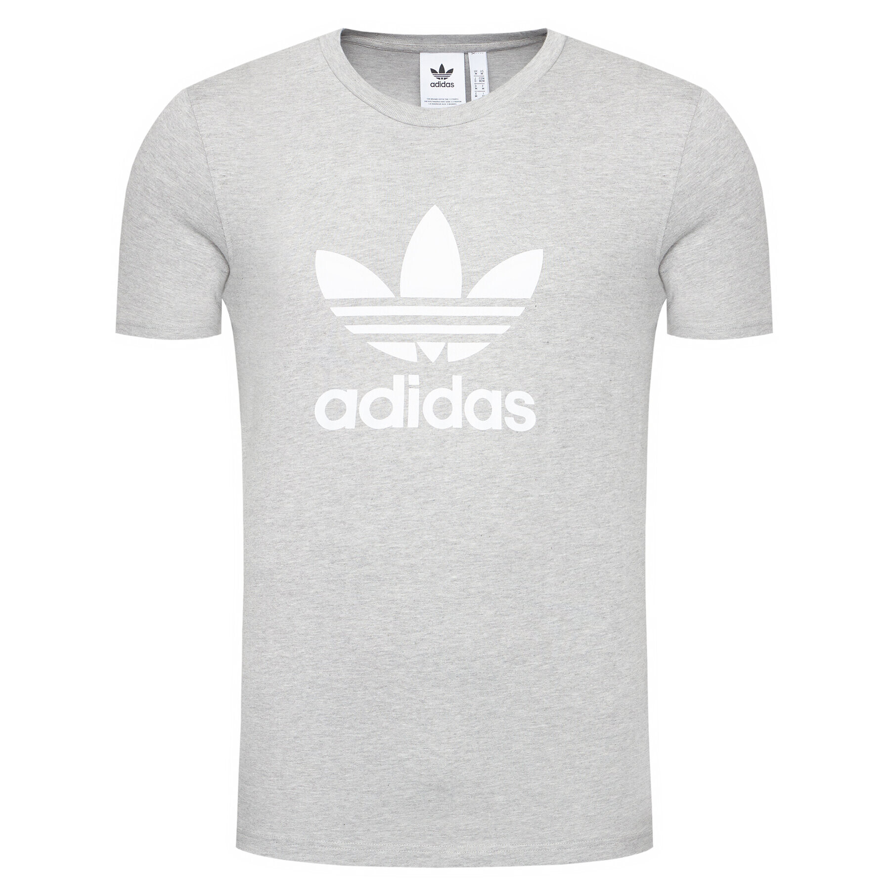 adidas Tricou adicolor Classics Trefoil GN3465 Gri Standart Fit - Pled.ro