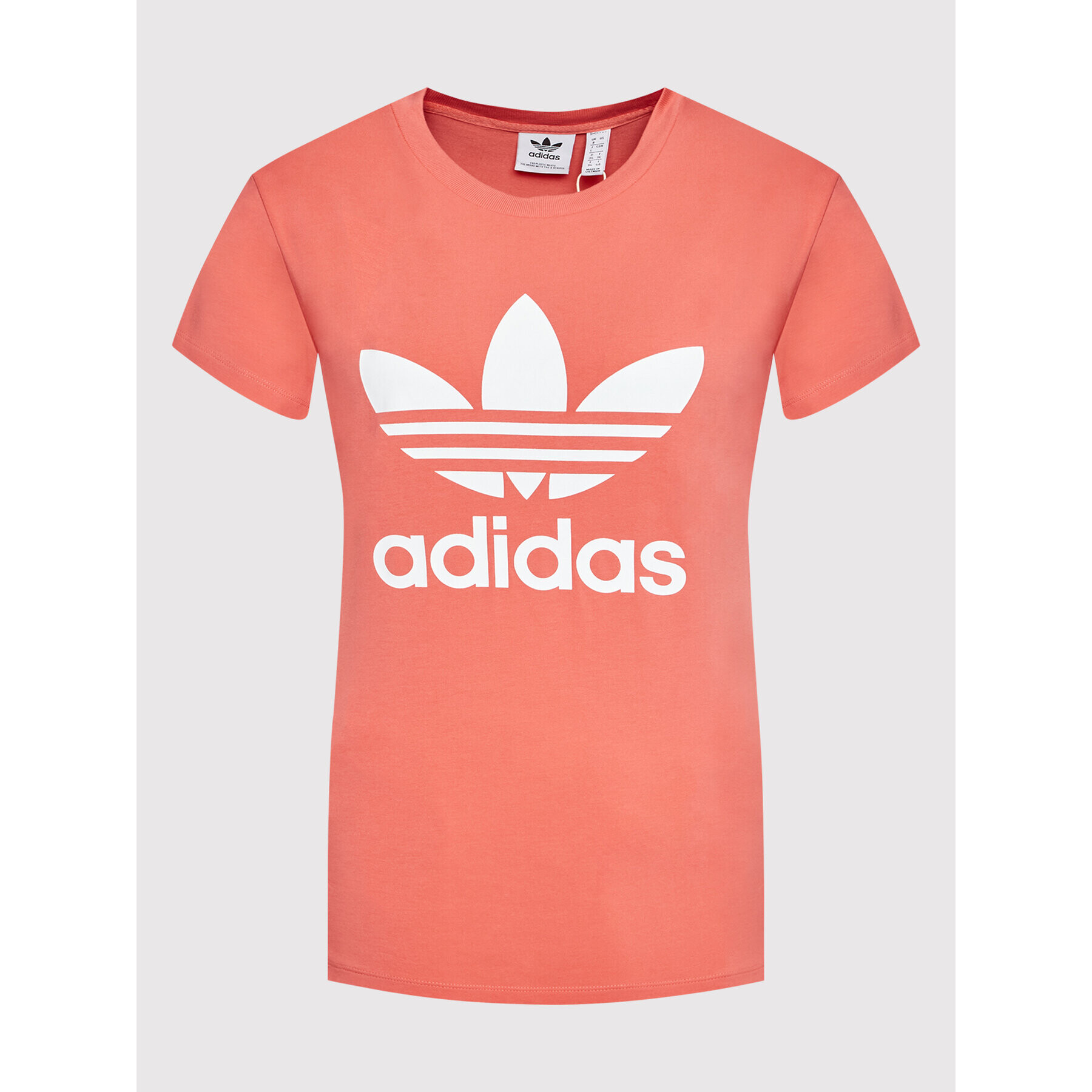 adidas Tricou adicolor Classics Trefoil HE6871 Portocaliu Regular Fit - Pled.ro