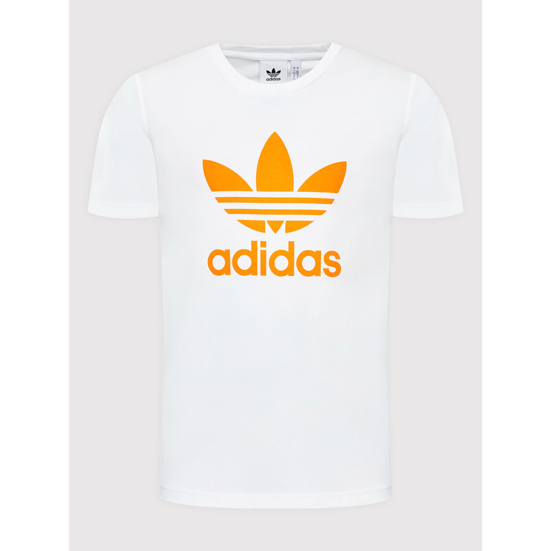 adidas Tricou adicolor Classics Trefoil HE9510 Alb Regular Fit - Pled.ro