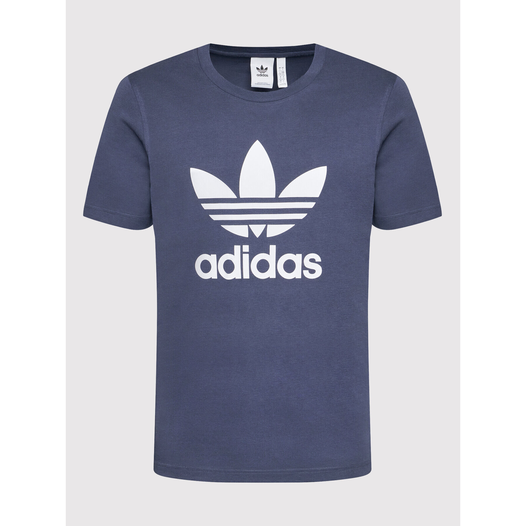 adidas Tricou adicolor Classics Trefoil HE9512 Bleumarin Regular Fit - Pled.ro