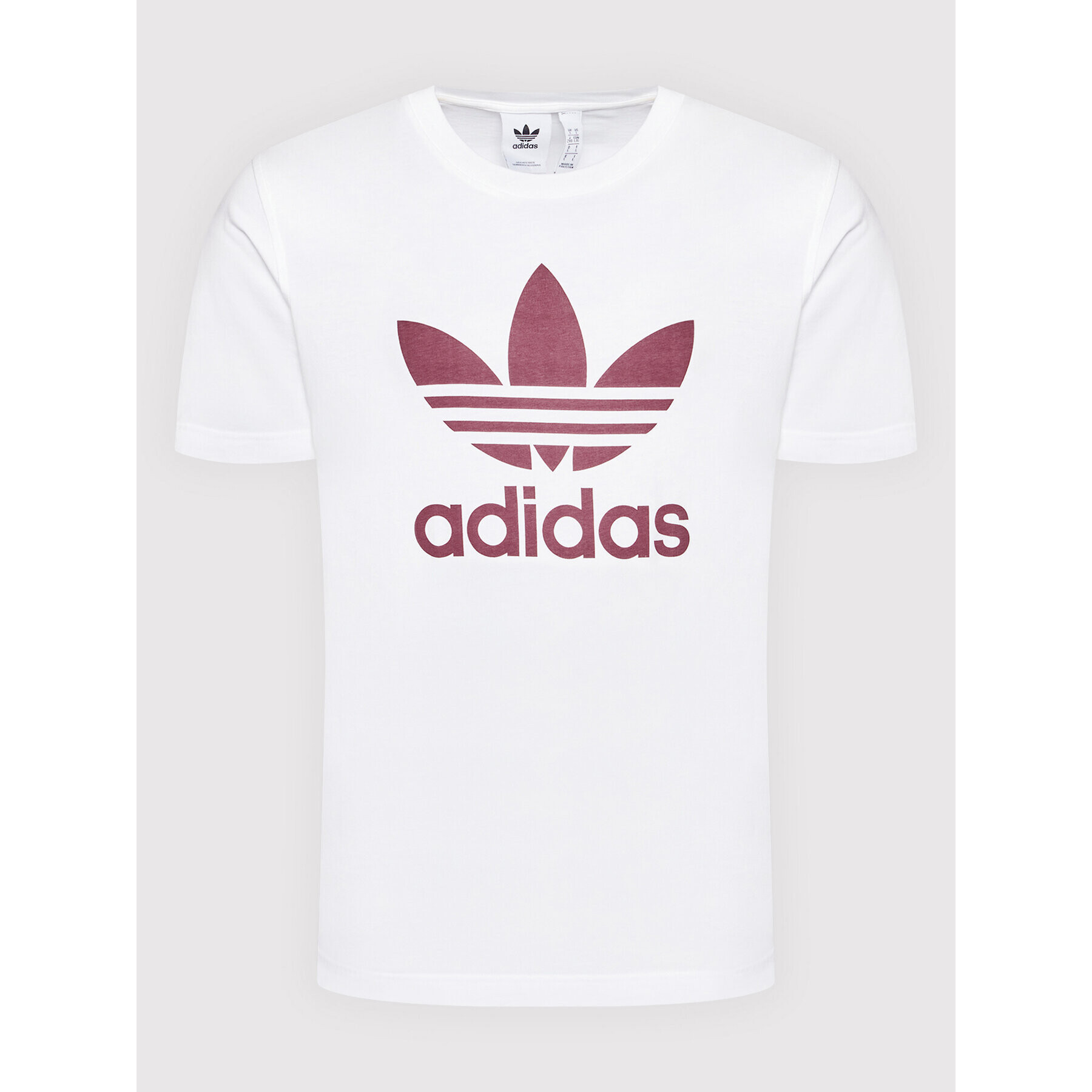 adidas Tricou adicolor Classics Trefoil HE9514 Alb Regular Fit - Pled.ro