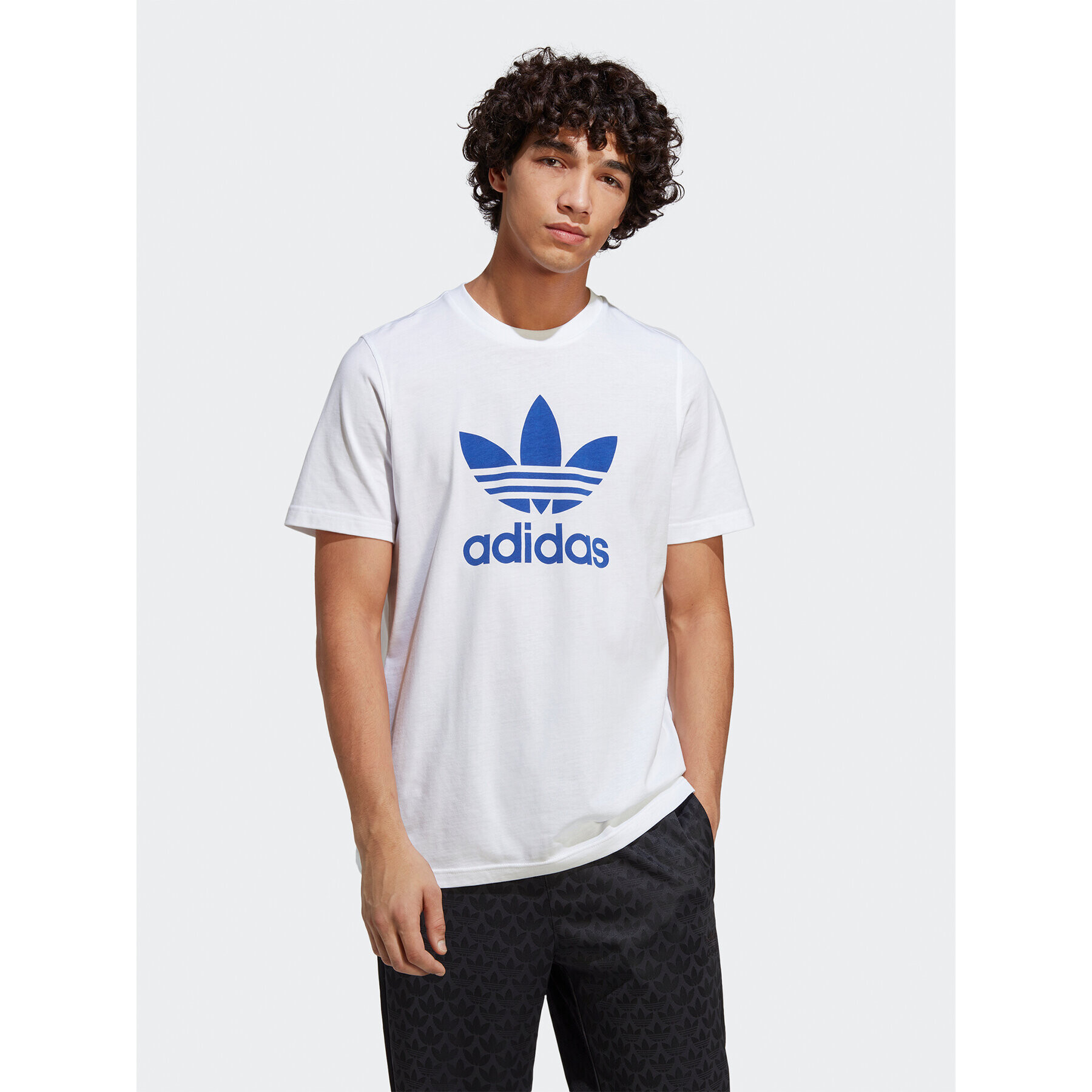 adidas Tricou Adicolor Classics Trefoil T-Shirt IA4813 Alb Regular Fit - Pled.ro