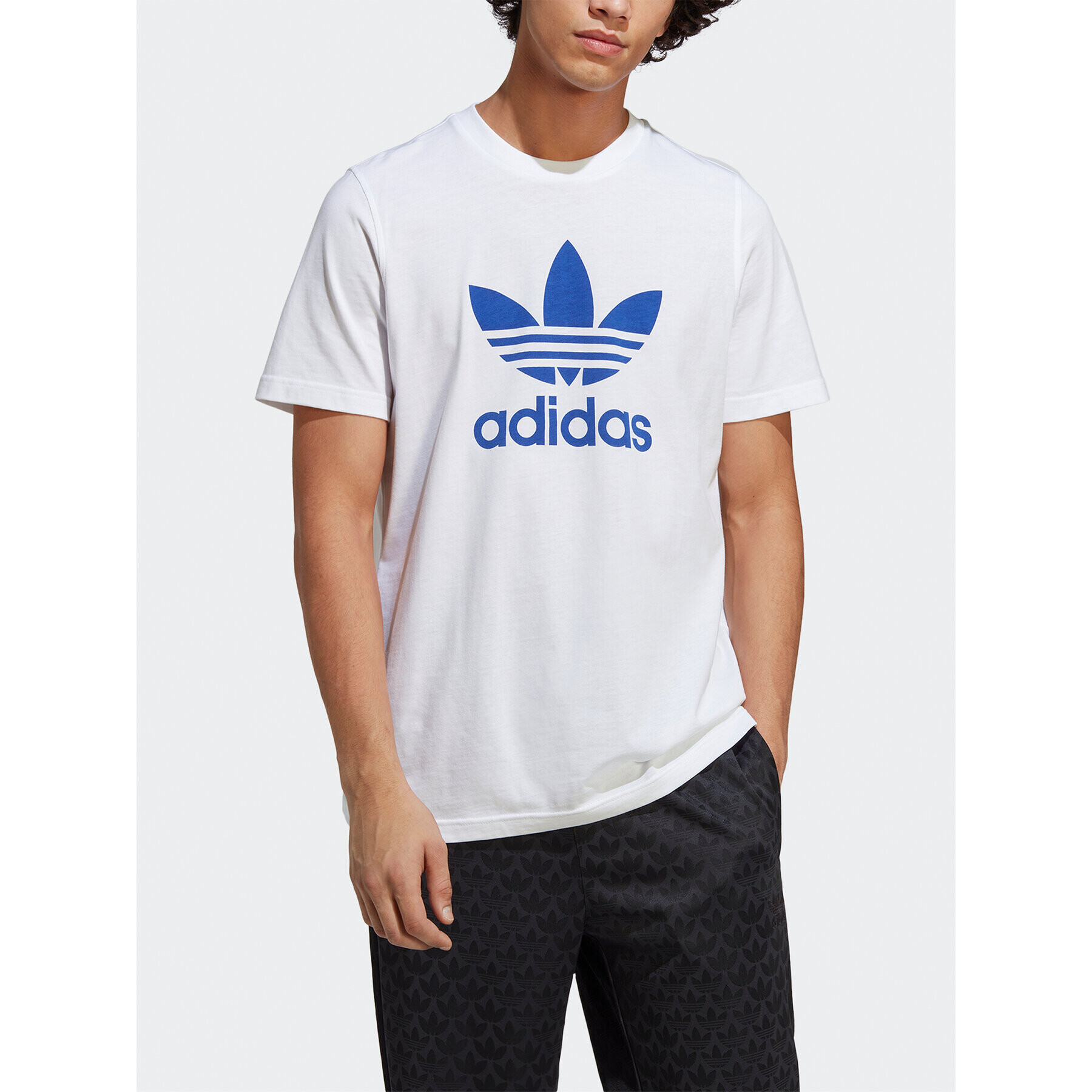 adidas Tricou Adicolor Classics Trefoil T-Shirt IA4813 Alb Regular Fit - Pled.ro