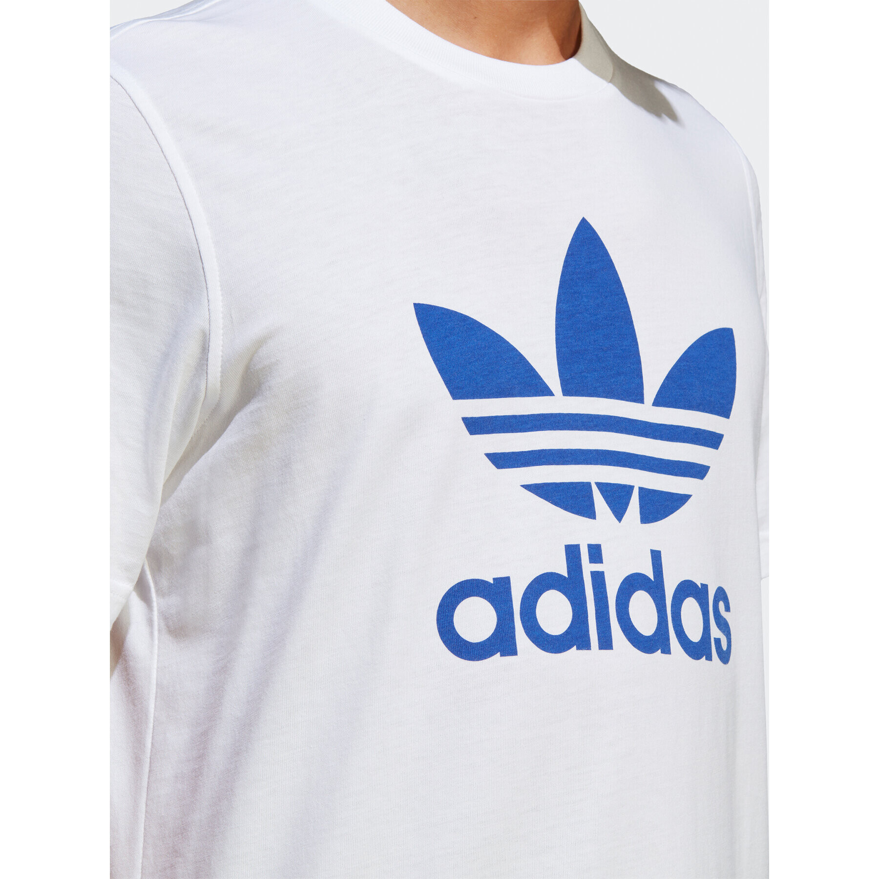 adidas Tricou Adicolor Classics Trefoil T-Shirt IA4813 Alb Regular Fit - Pled.ro