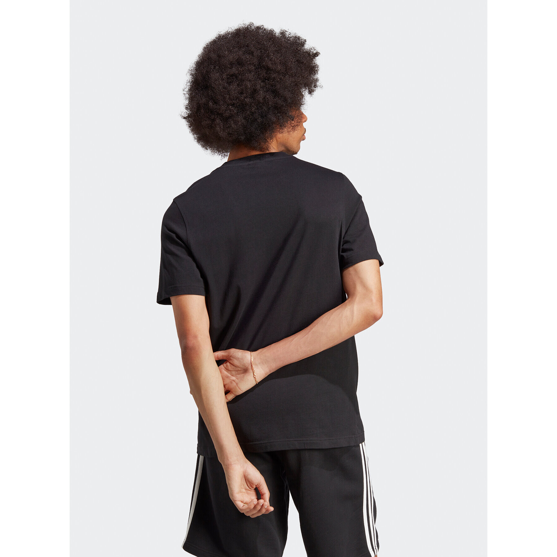 adidas Tricou Adicolor Classics Trefoil T-Shirt IA4815 Negru Regular Fit - Pled.ro