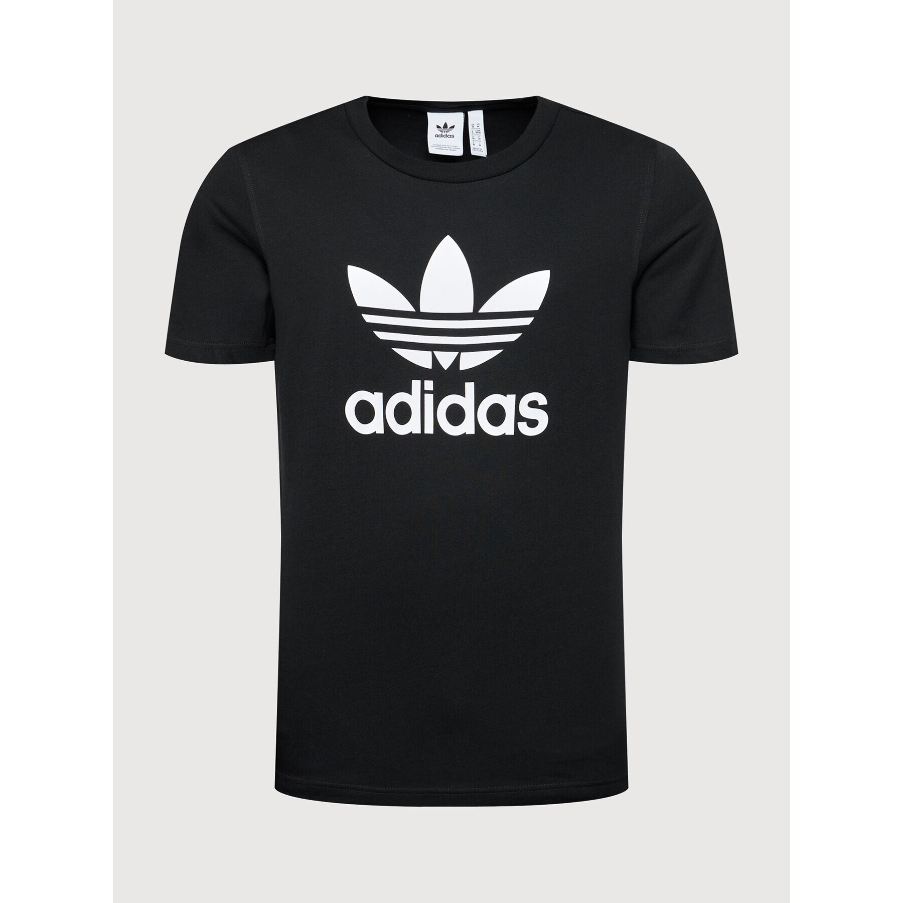 adidas Tricou adicolor Classics Trefoil H06642 Negru Regular Fit - Pled.ro