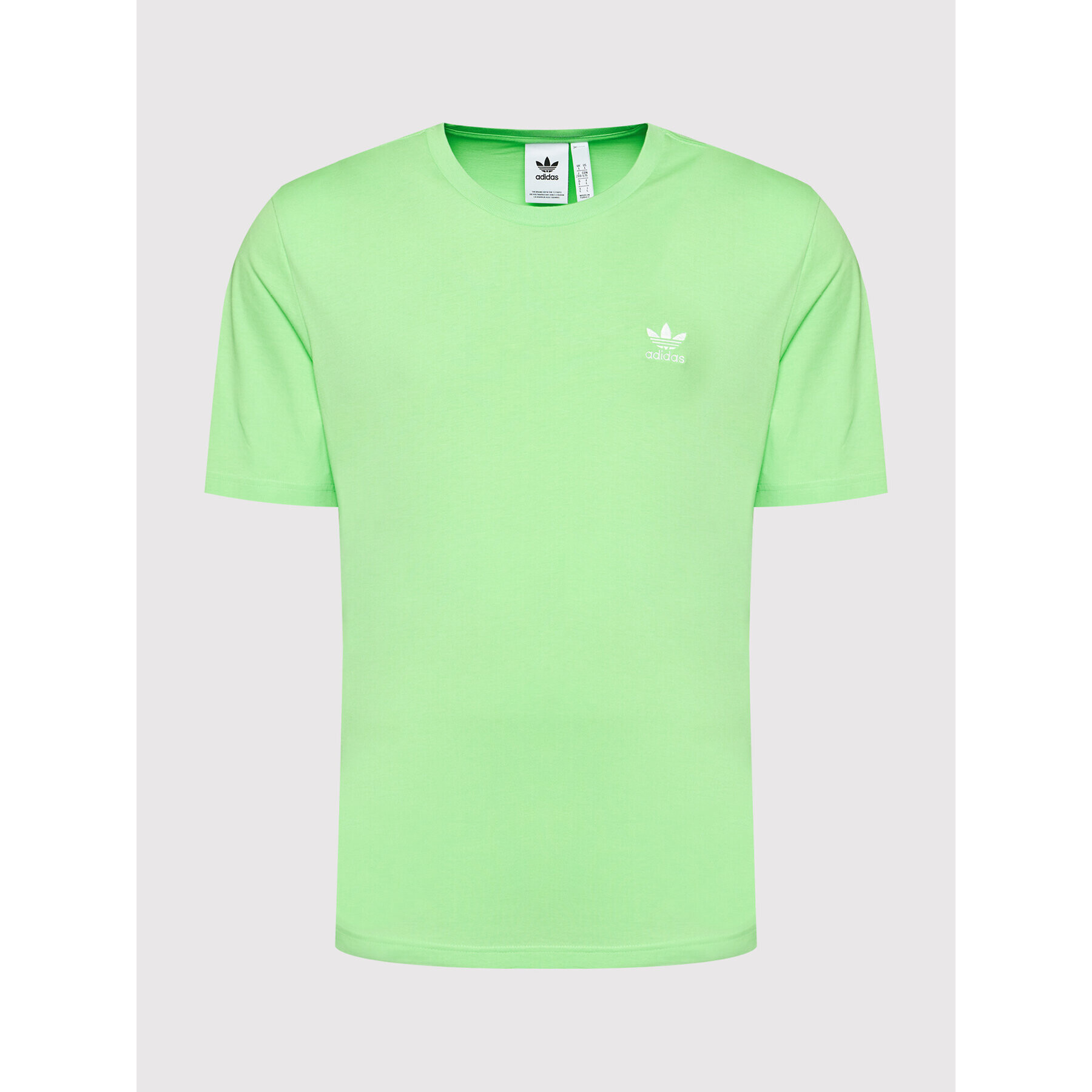 adidas Tricou adicolor Essentials Trefoil H34633 Verde Regular Fit - Pled.ro