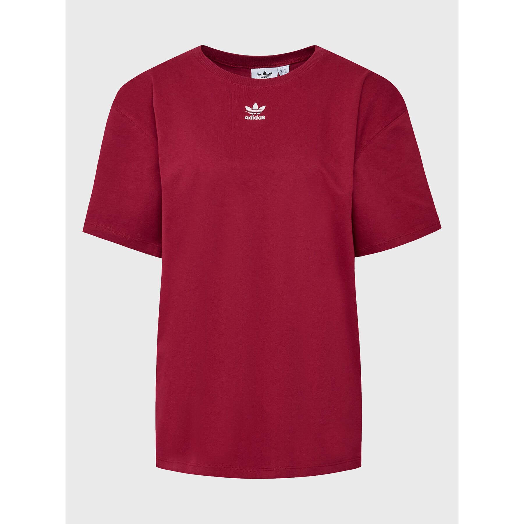 adidas Tricou adicolor Essentials HM1830 Vișiniu Loose Fit - Pled.ro