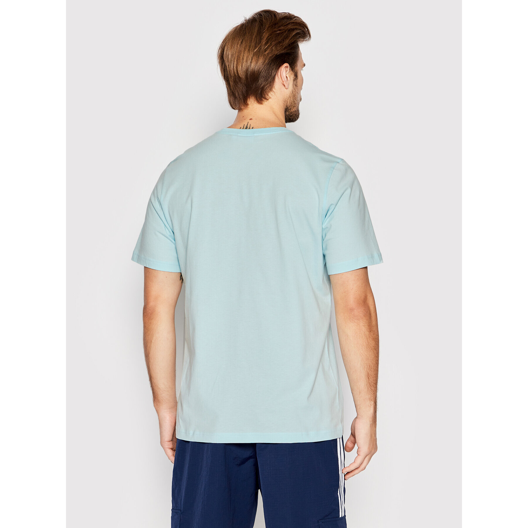 adidas Tricou adicolor Essentials Trefoil HJ7979 Albastru Regular Fit - Pled.ro