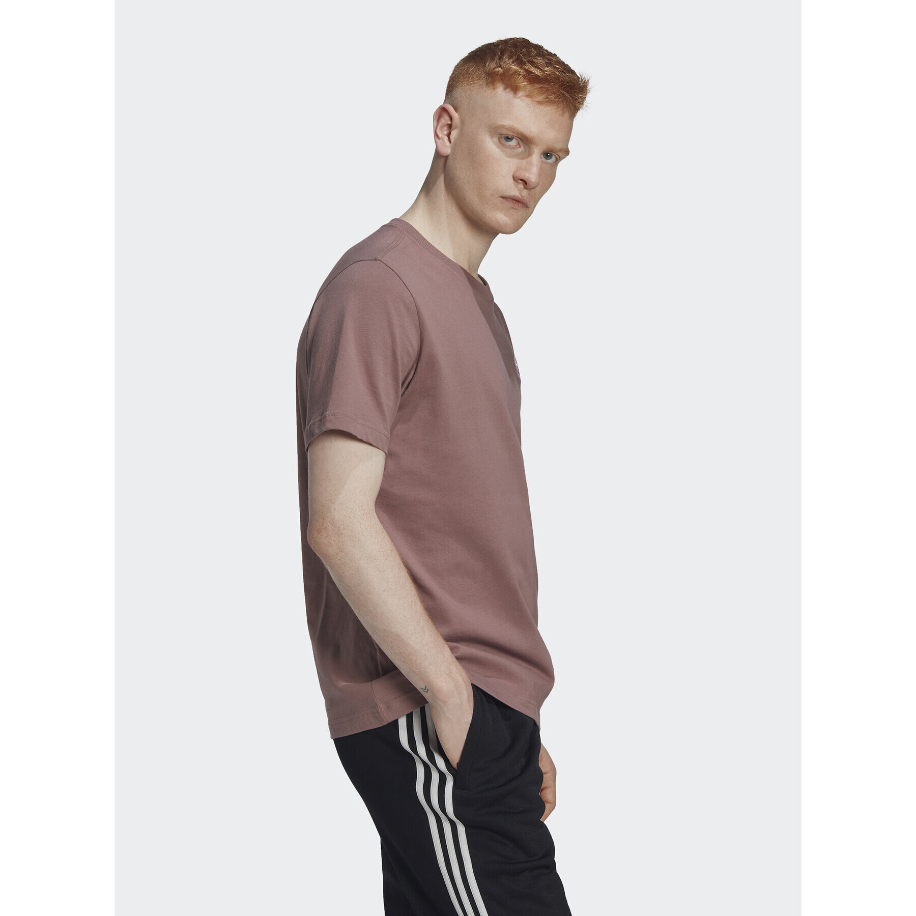 adidas Tricou adicolor Essentials Trefoil HJ7984 Roz Regular Fit - Pled.ro